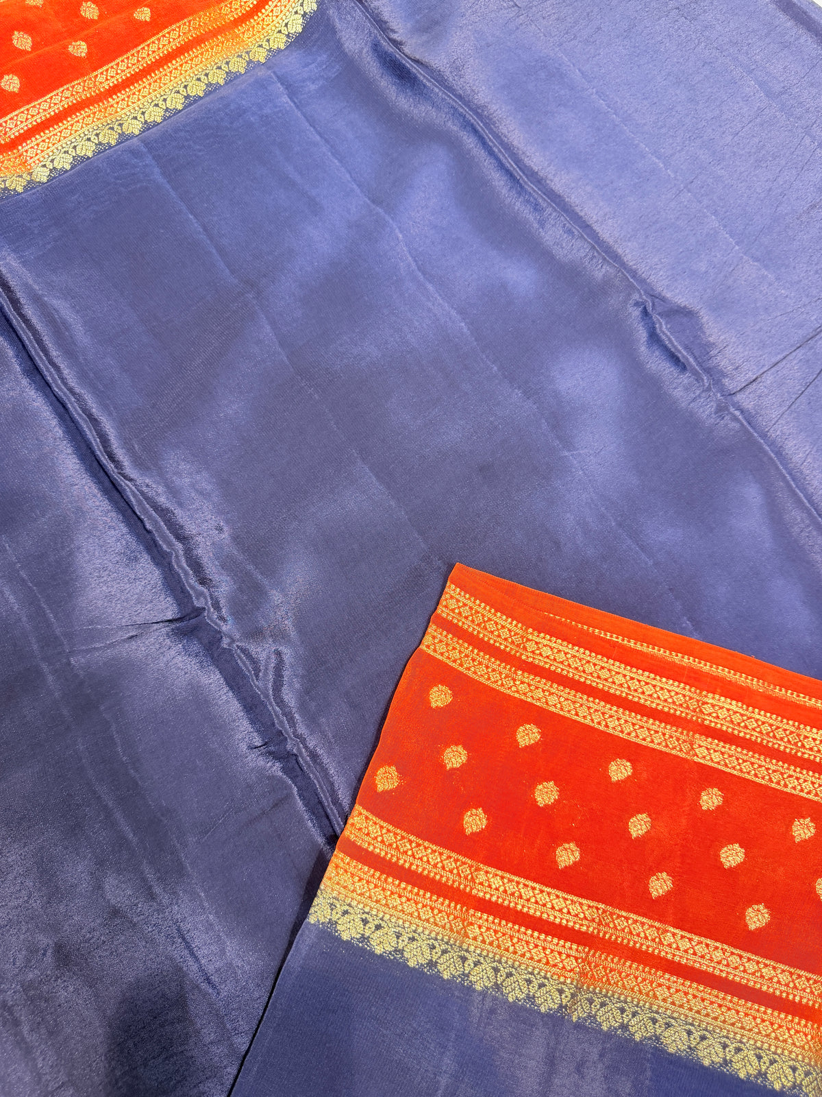 Chiffon Georgette Contrast