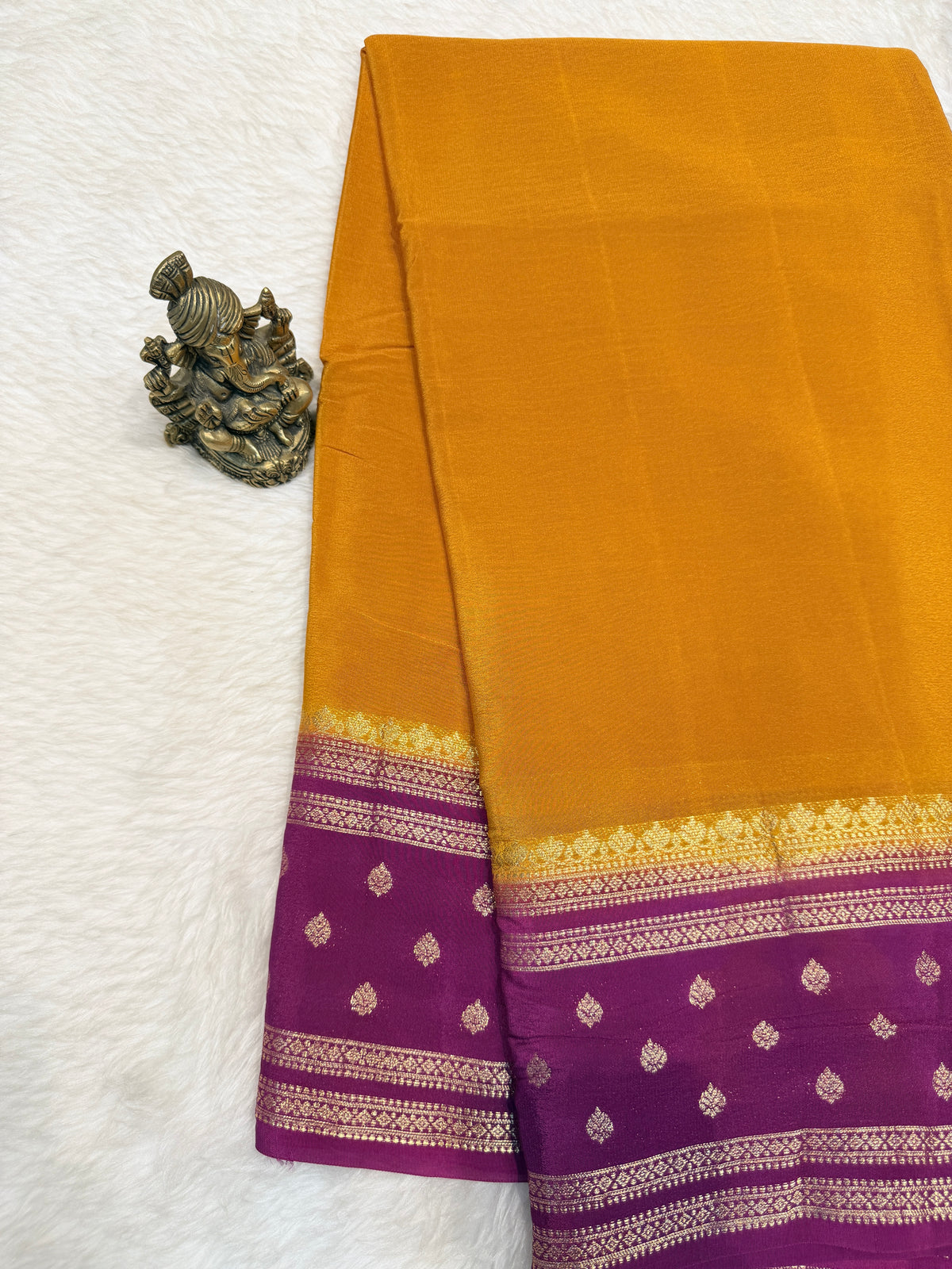 Chiffon Georgette Contrast