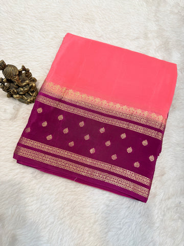 Chiffon Georgette Contrast