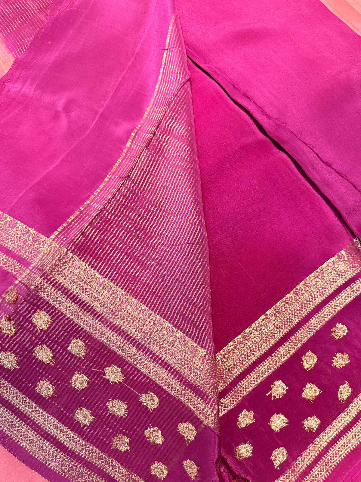 Chiffon Georgette Contrast