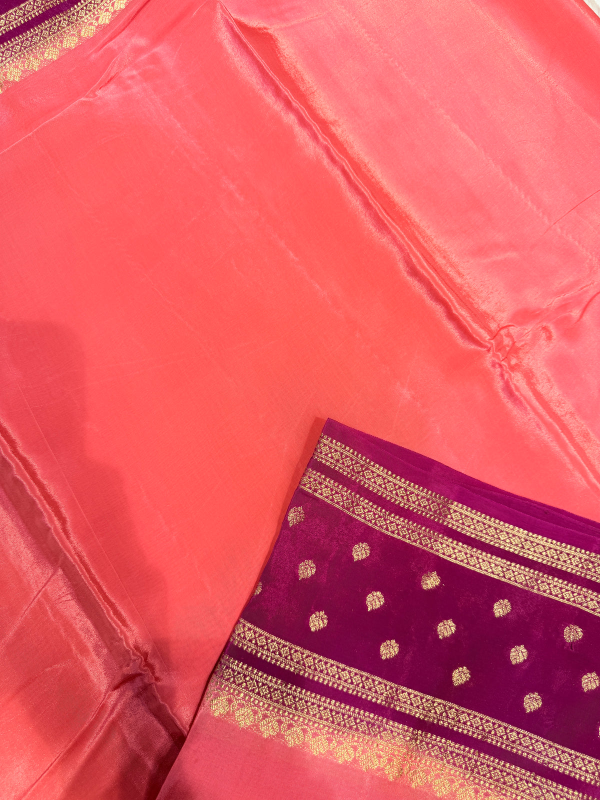 Chiffon Georgette Contrast