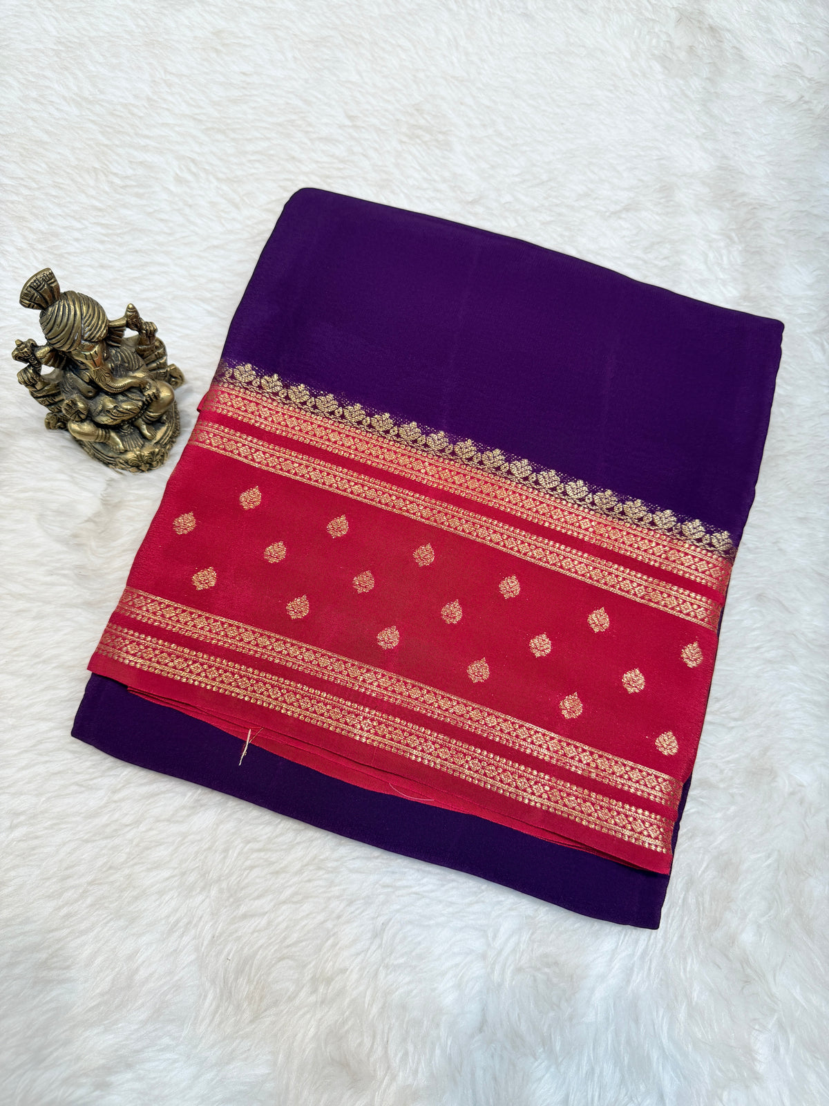 Chiffon Georgette Contrast