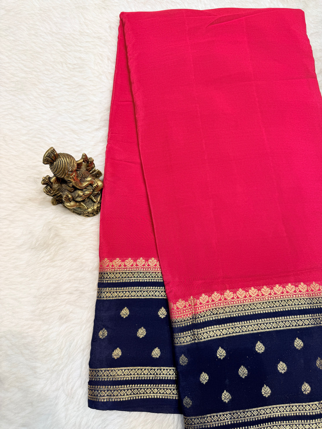 Chiffon Georgette Contrast