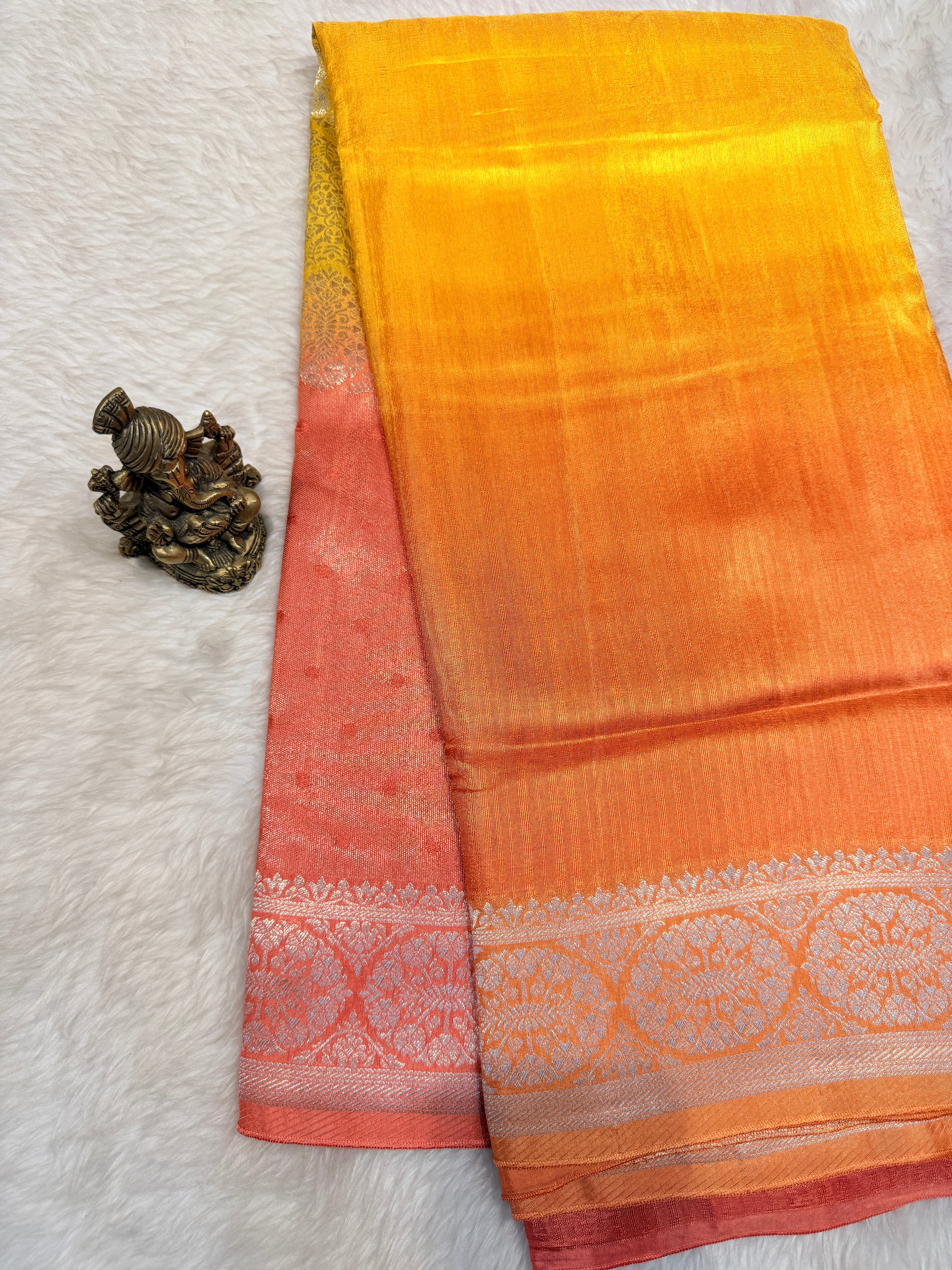 Banaras Raw Silk Multi shades