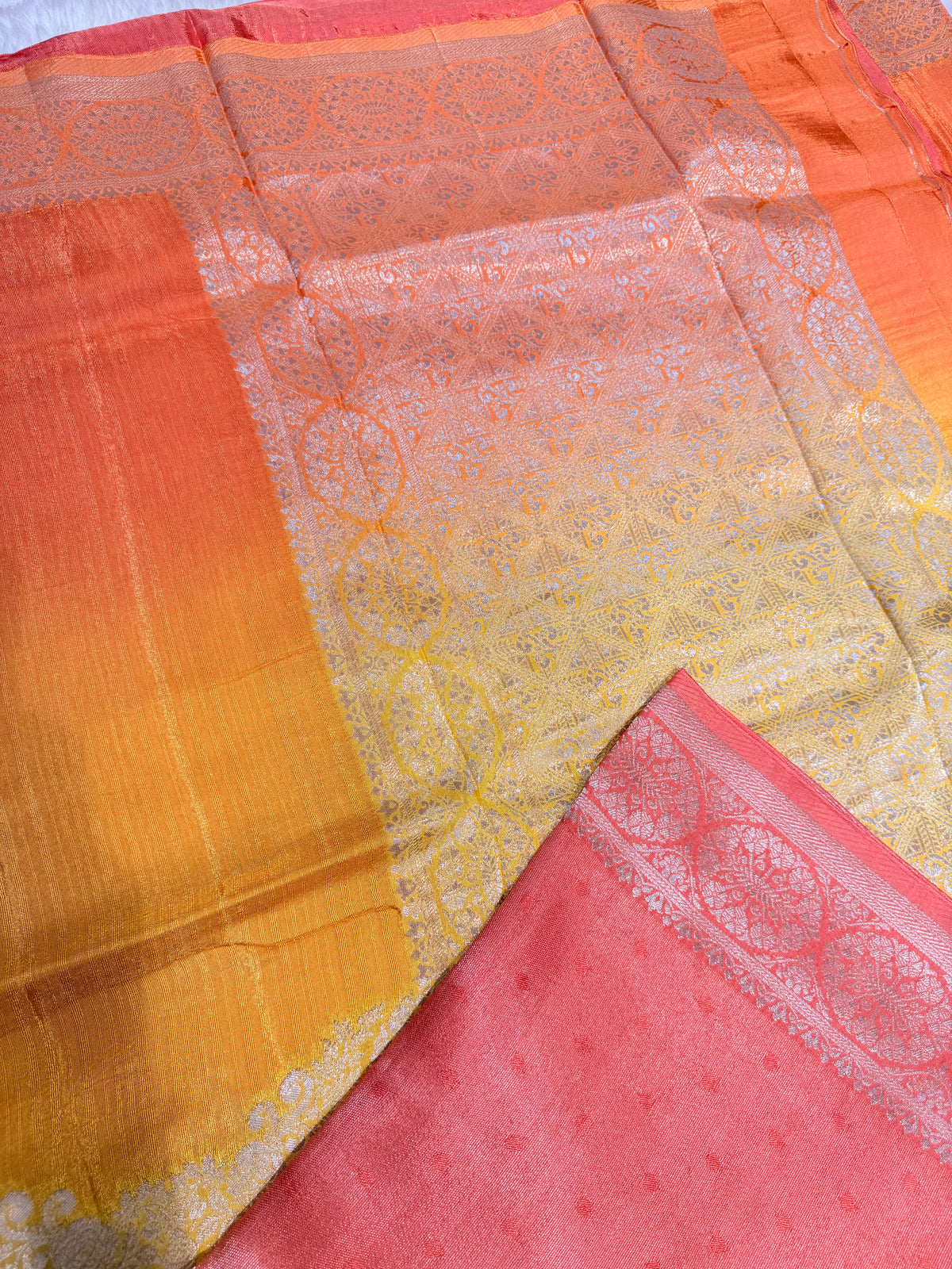 Banaras Raw Silk Multi shades