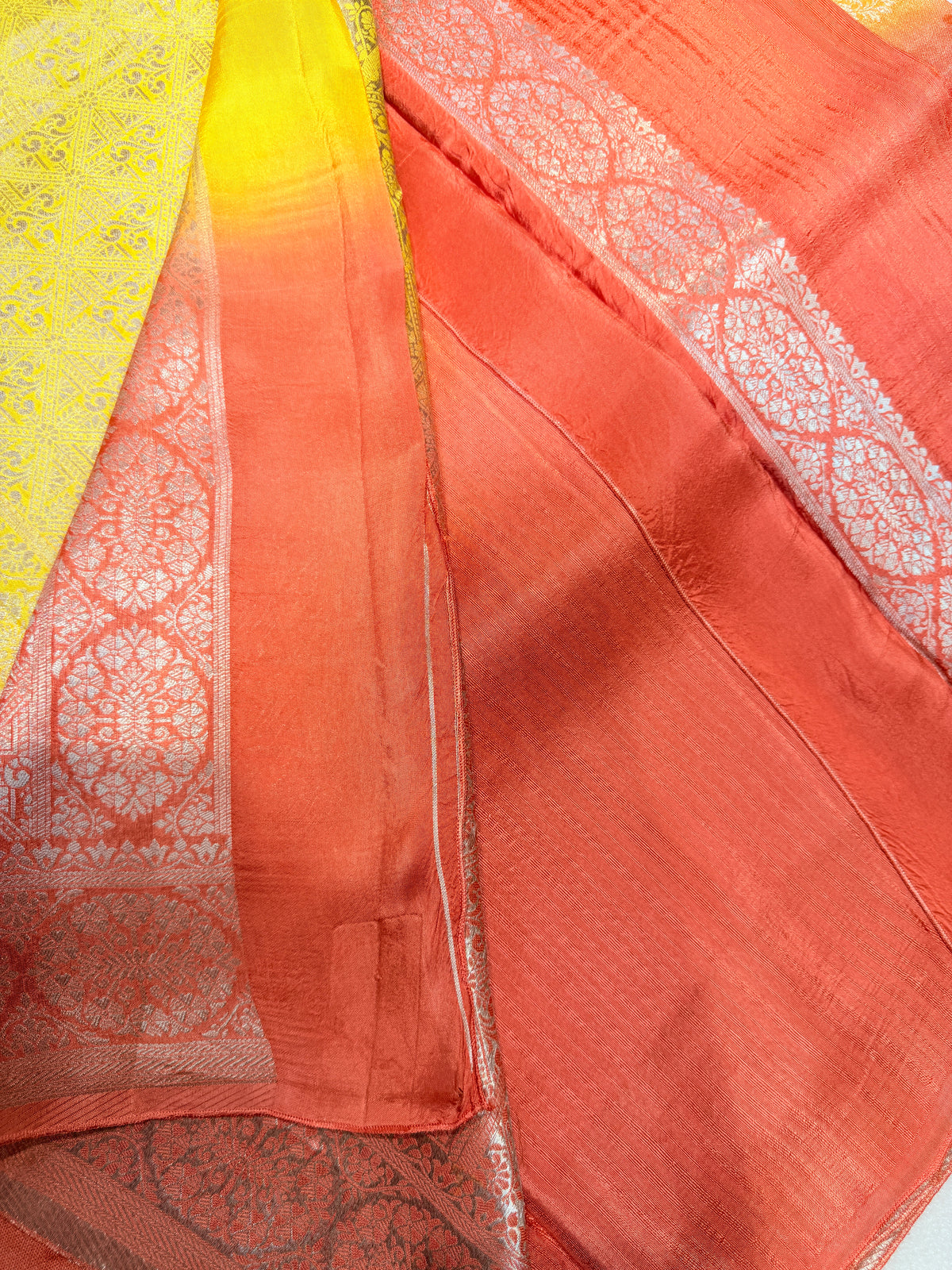 Banaras Raw Silk Multi shades