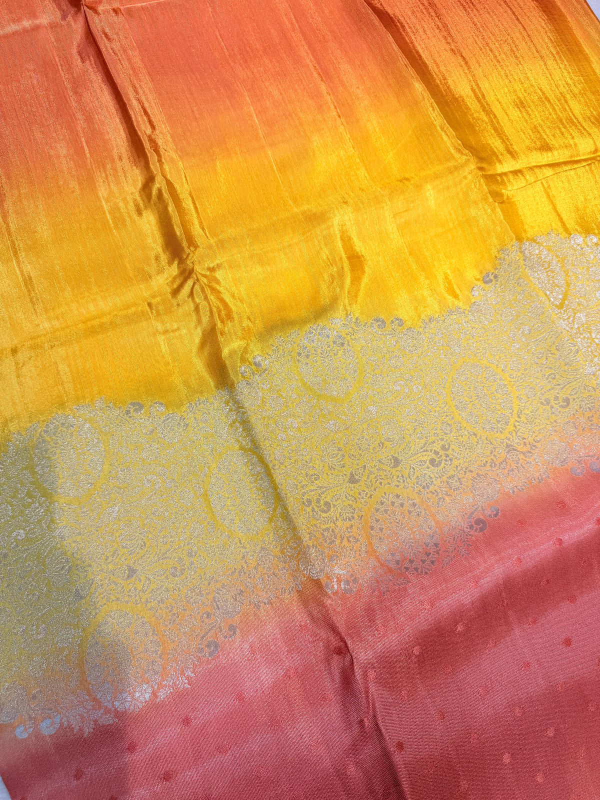 Banaras Raw Silk Multi shades