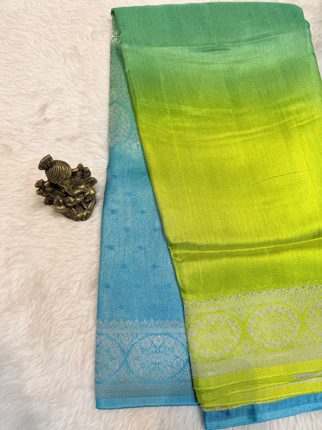 Banaras Raw Silk Multi shades