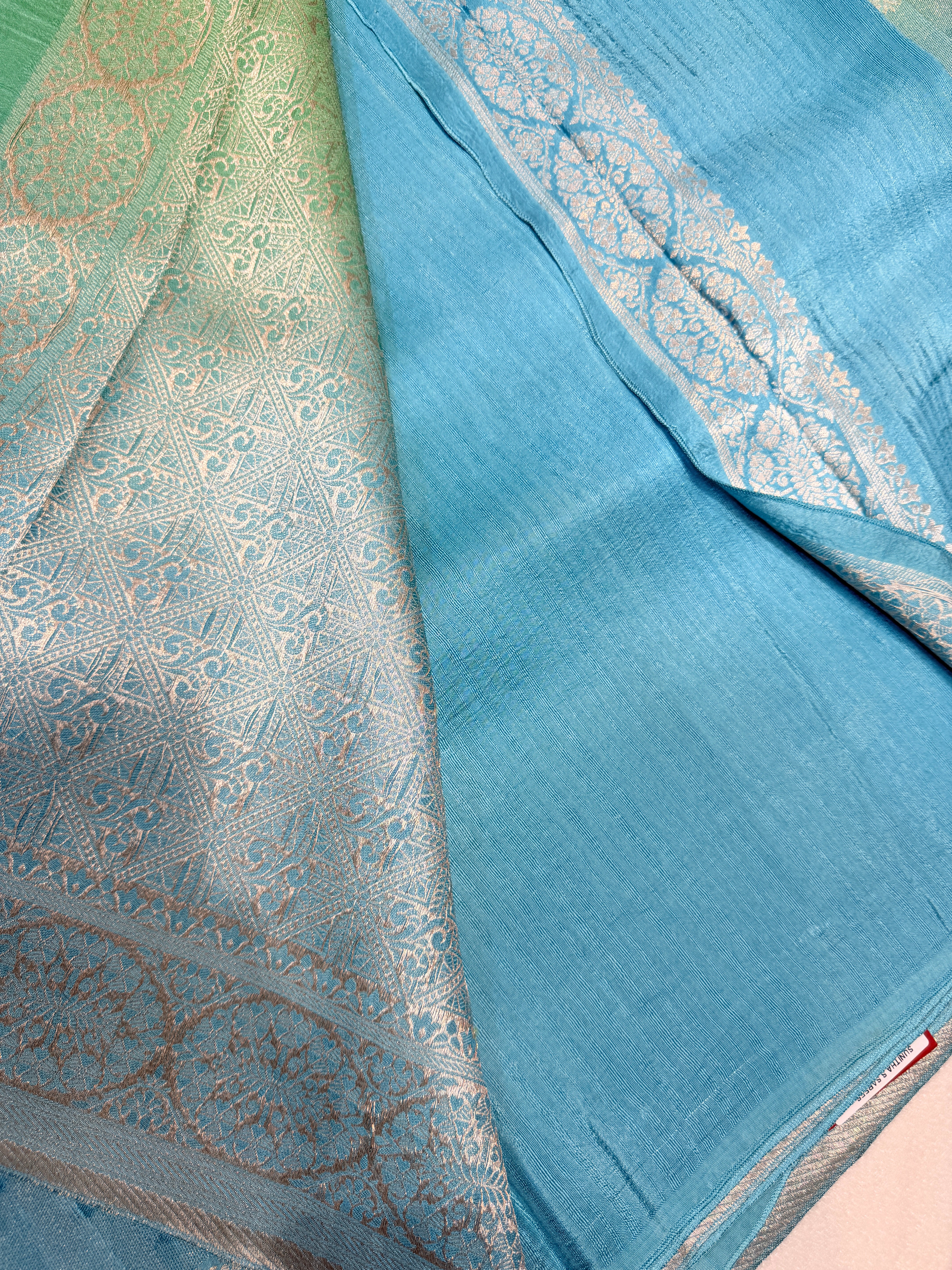 Banaras Raw Silk Multi shades