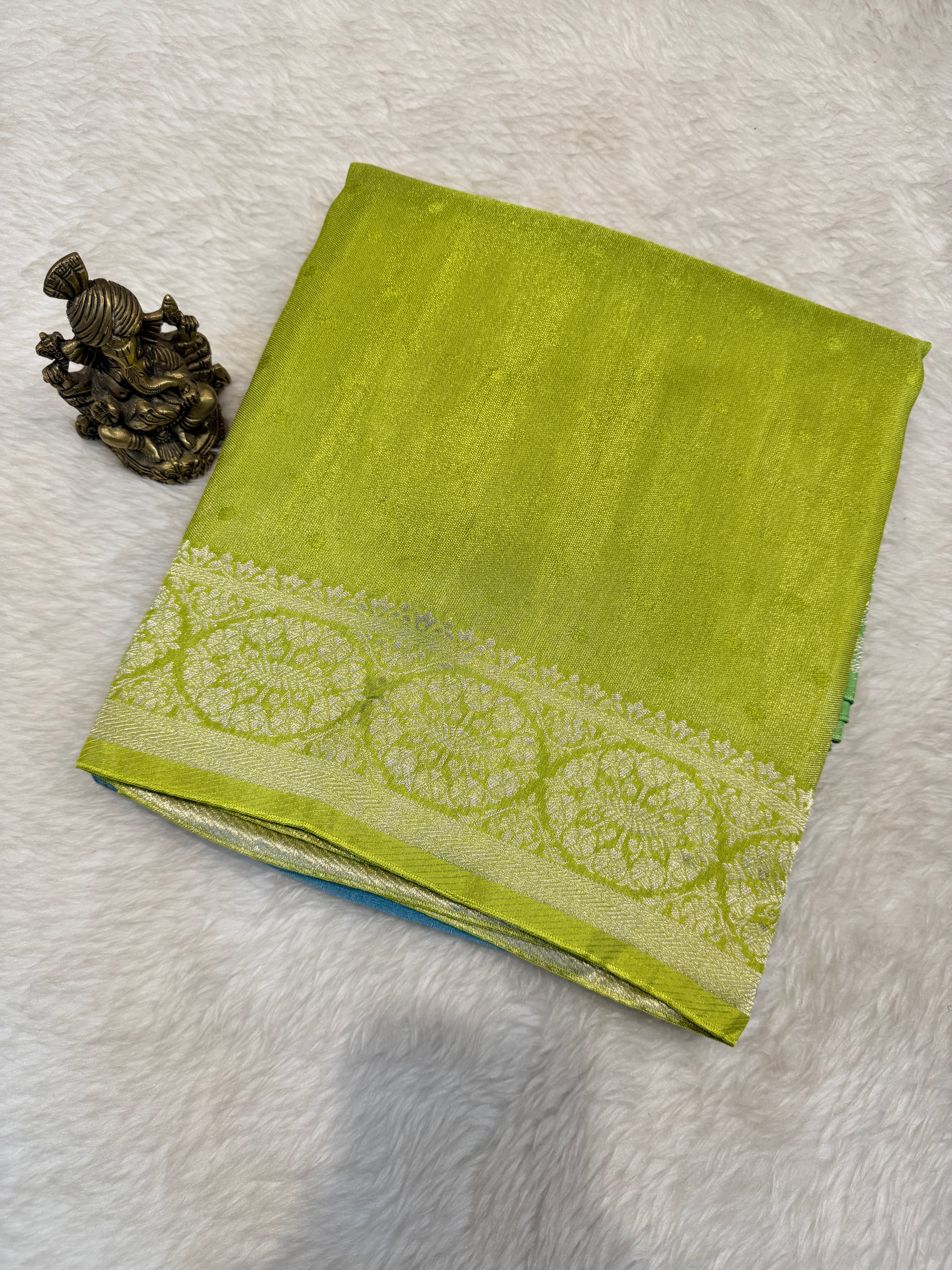 Banaras Raw Silk Multi shades