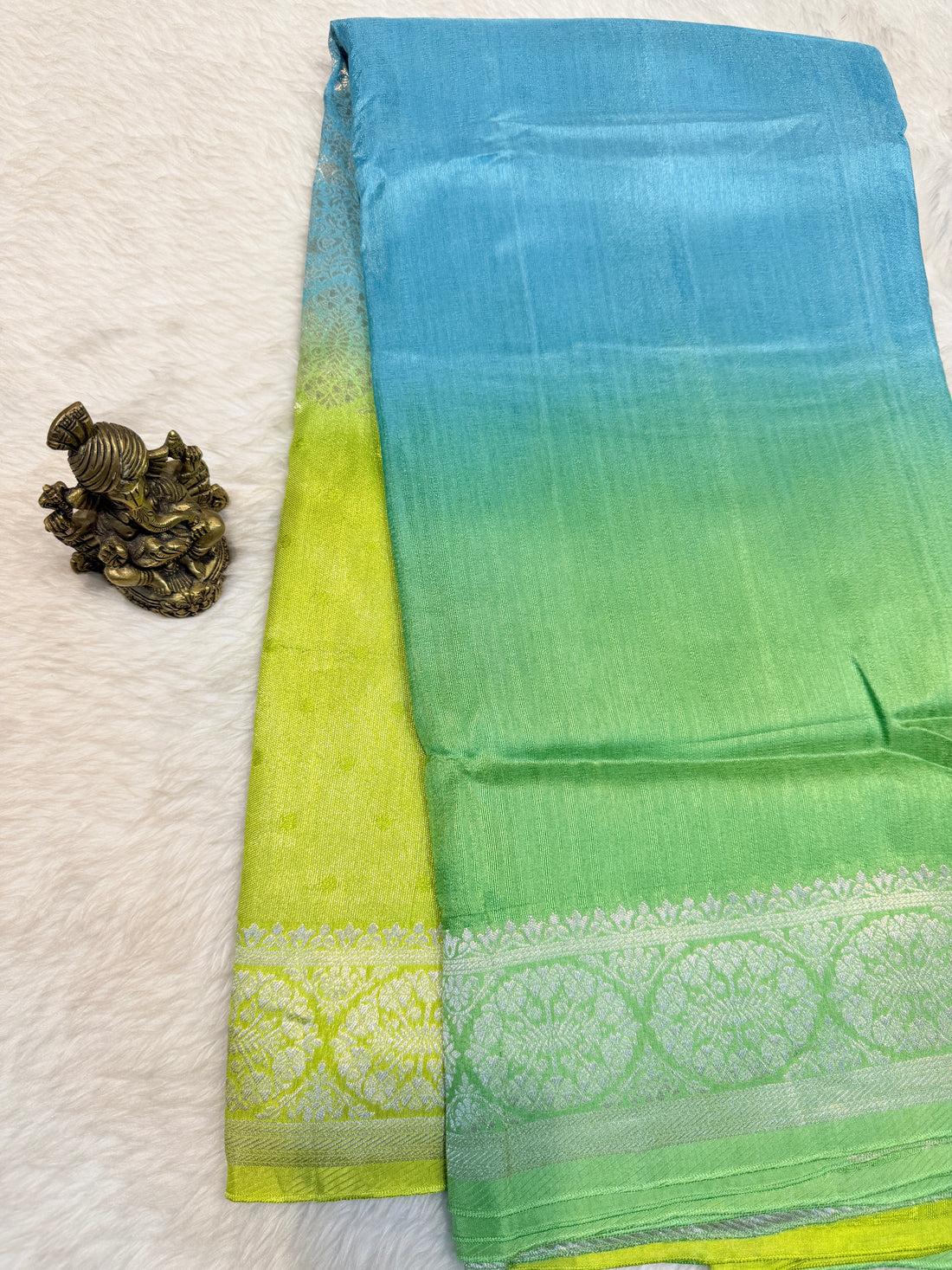 Banaras Raw Silk Multi shades