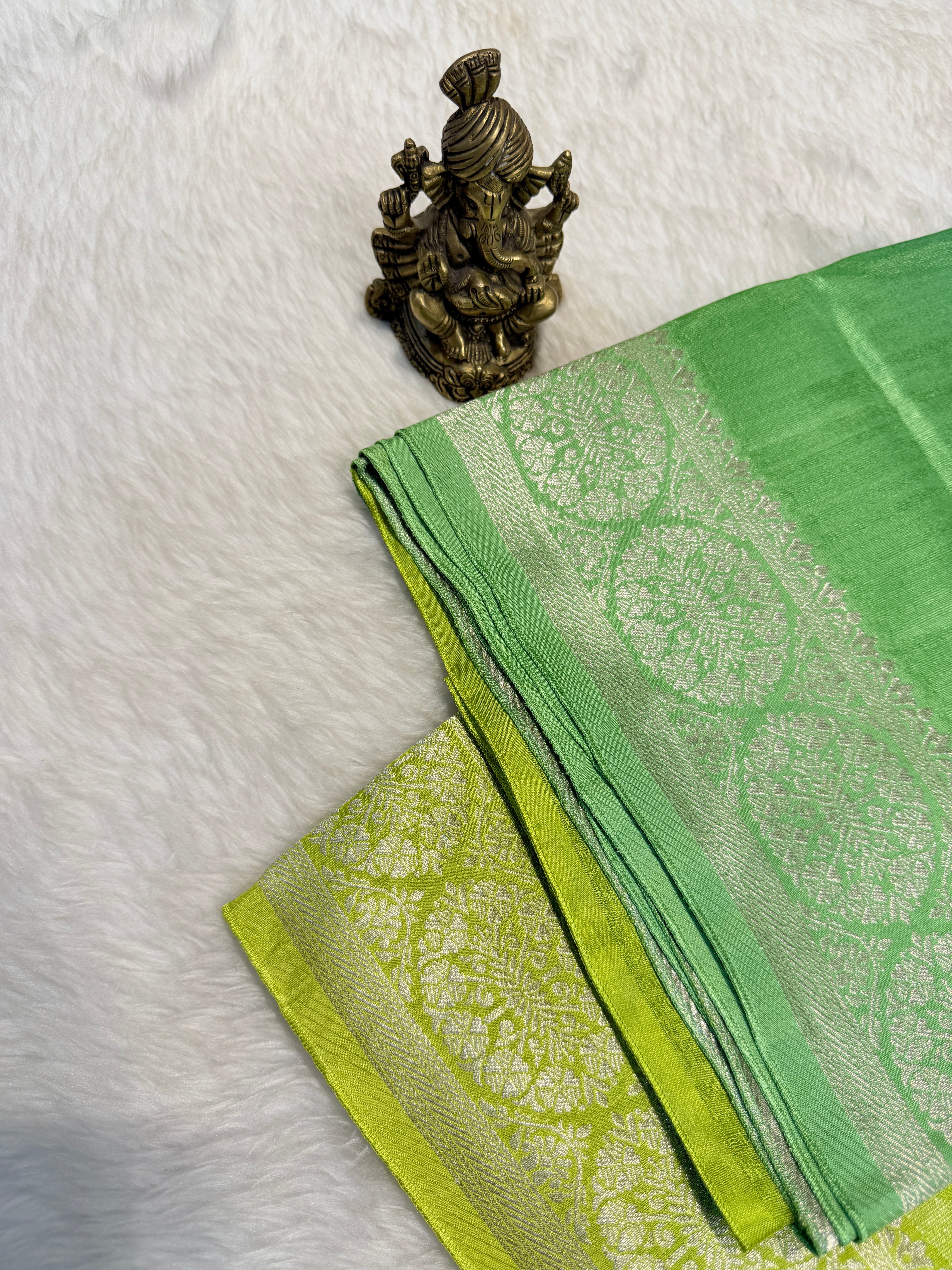 Banaras Raw Silk Multi shades