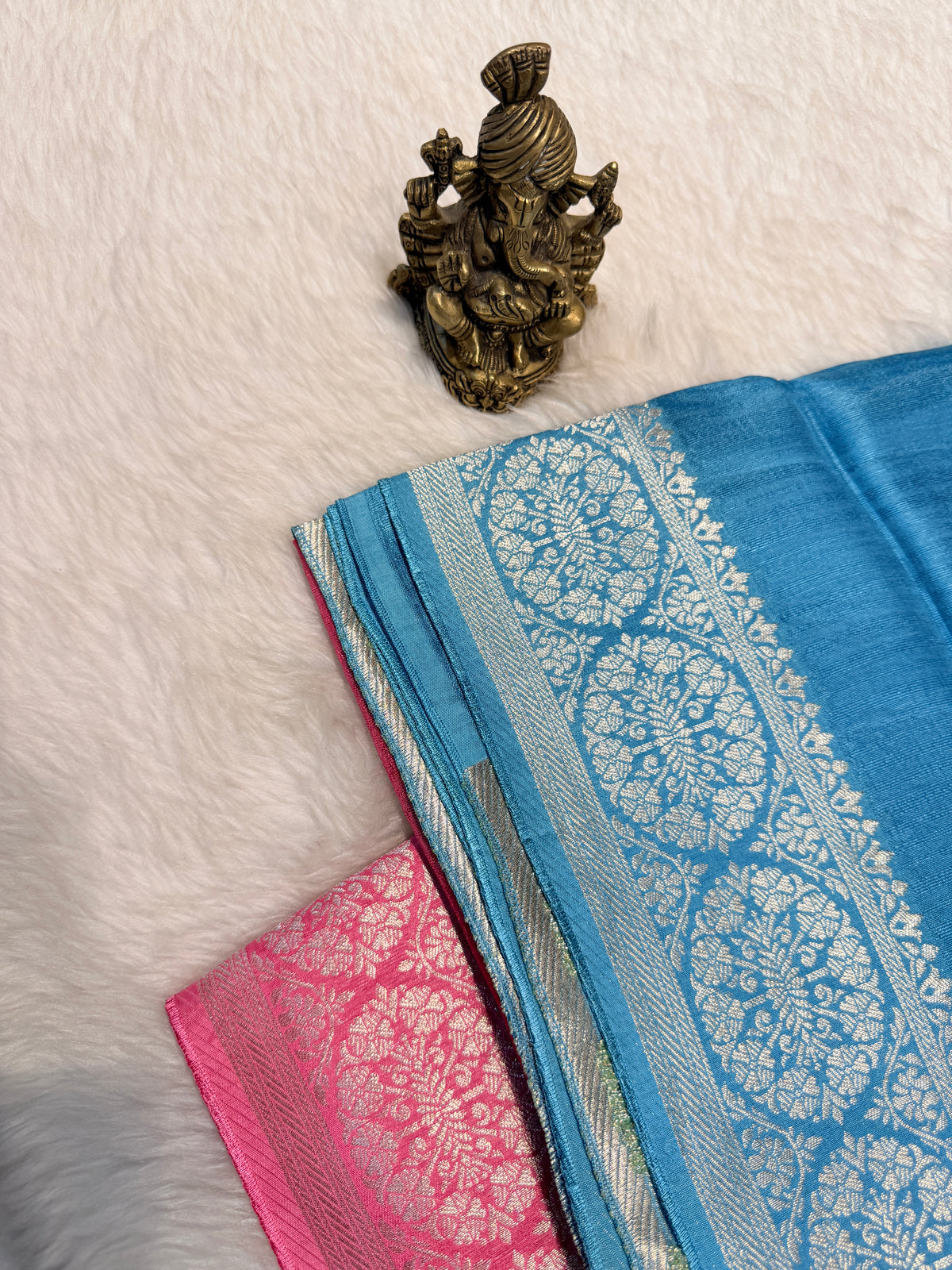 Banaras Raw Silk Multi shades