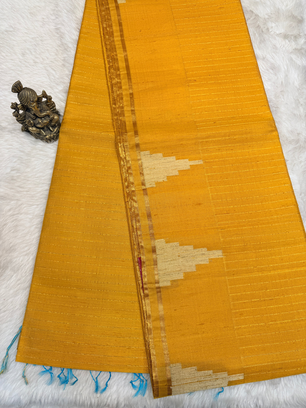 Premium Pure Raw Silk Temple Border