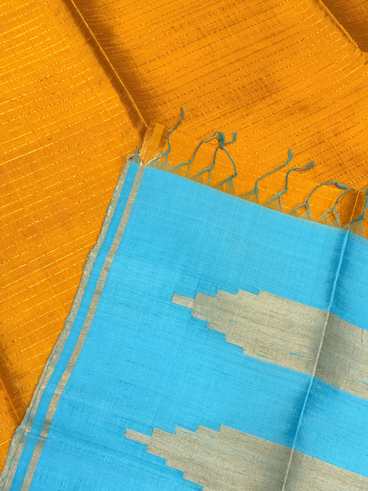 Premium Pure Raw Silk Temple Border