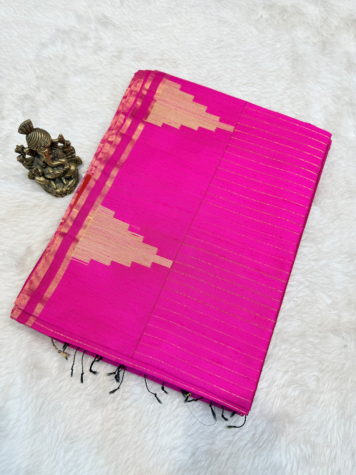 Premium Pure Raw Silk Temple Border