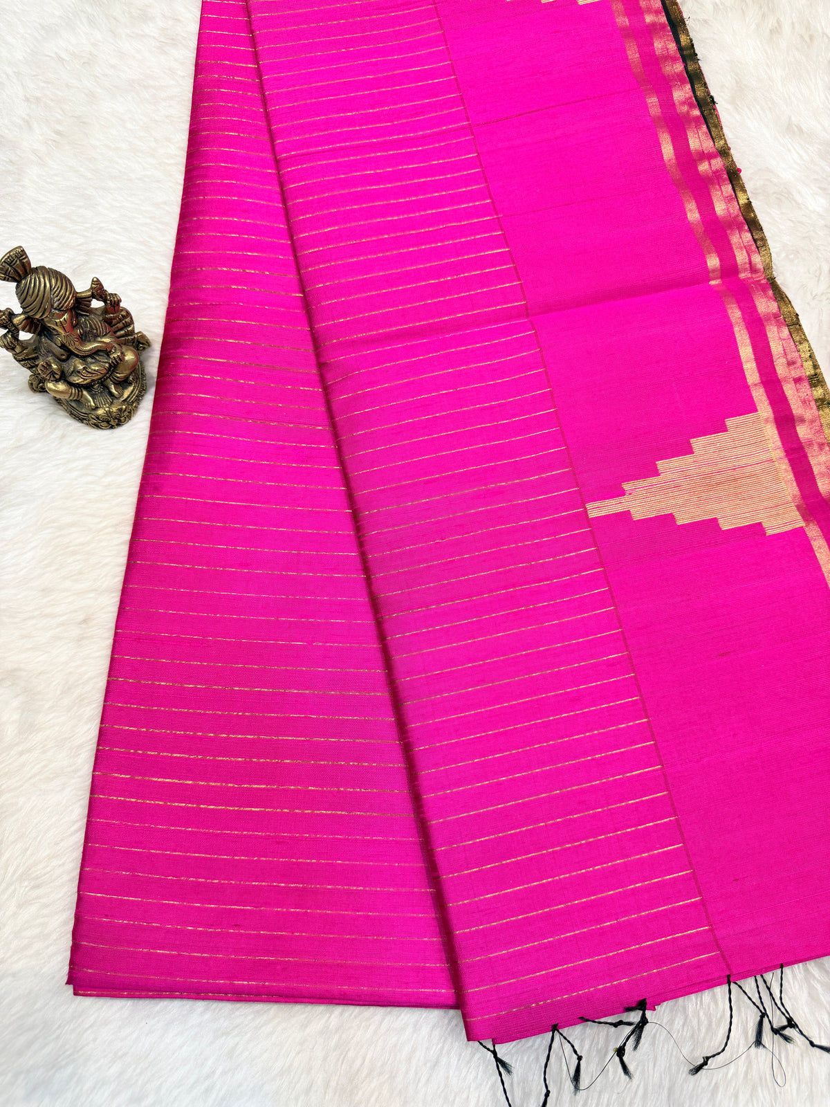 Premium Pure Raw Silk Temple Border