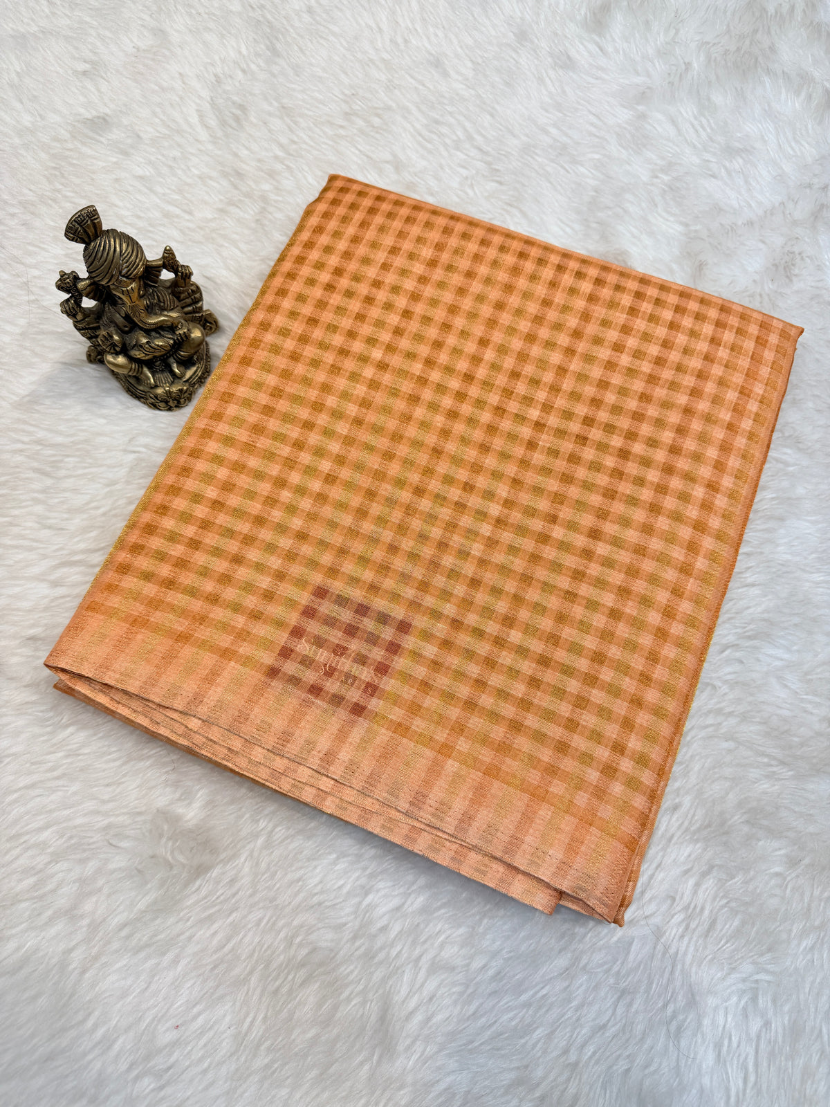 Tussar Silk Small Checks