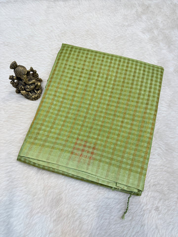 Tussar Silk Small Checks