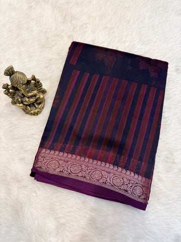 Mul Chanderi SILK Zari Border