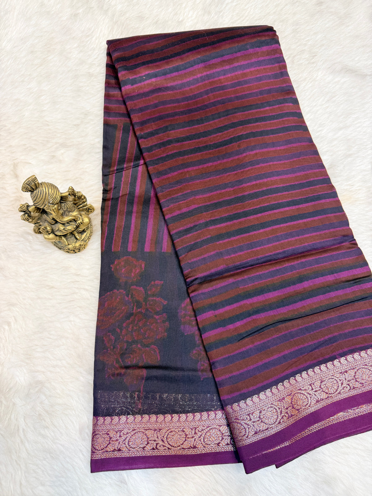Mul Chanderi SILK Zari Border