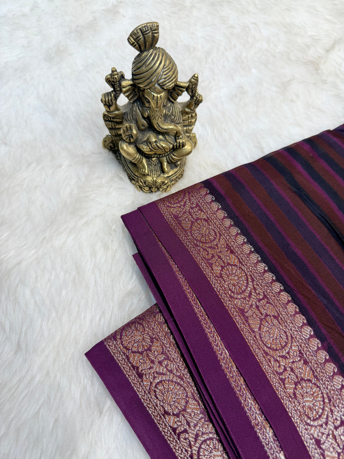 Mul Chanderi SILK Zari Border