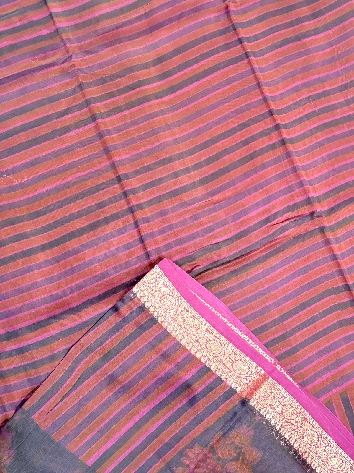 Mul Chanderi SILK Zari Border