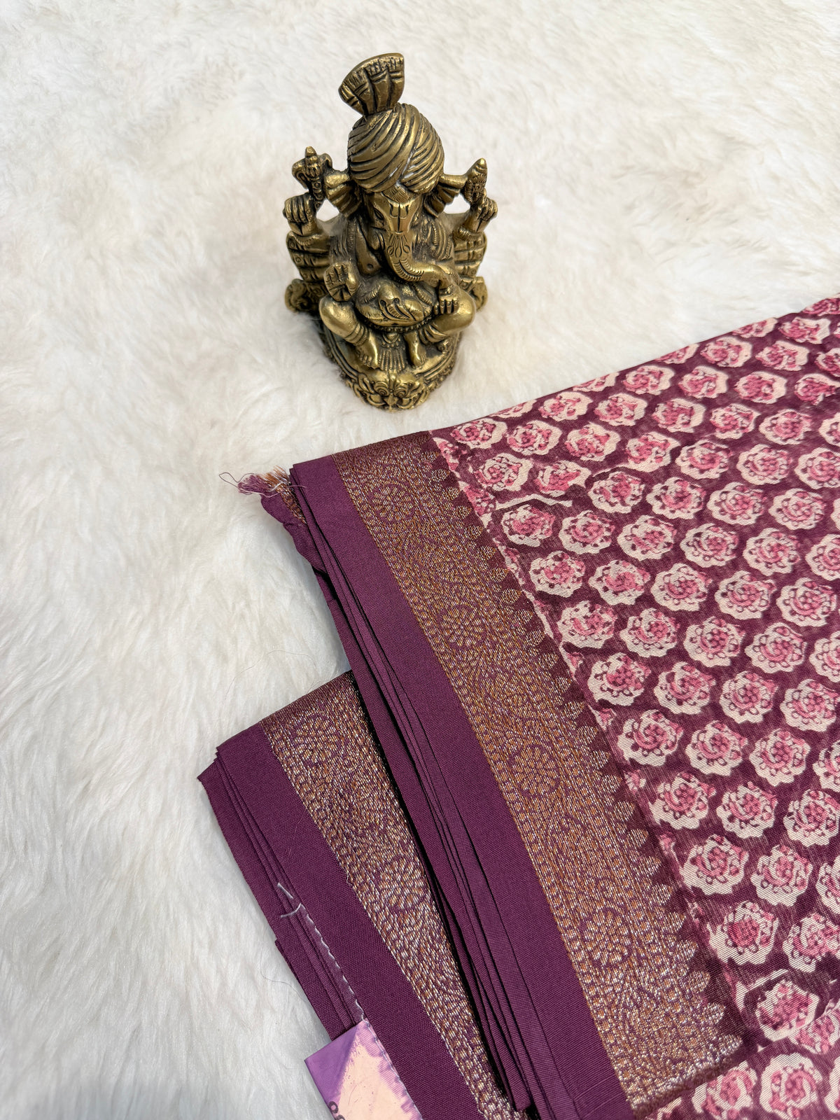 Mul Chanderi SILK Zari Border