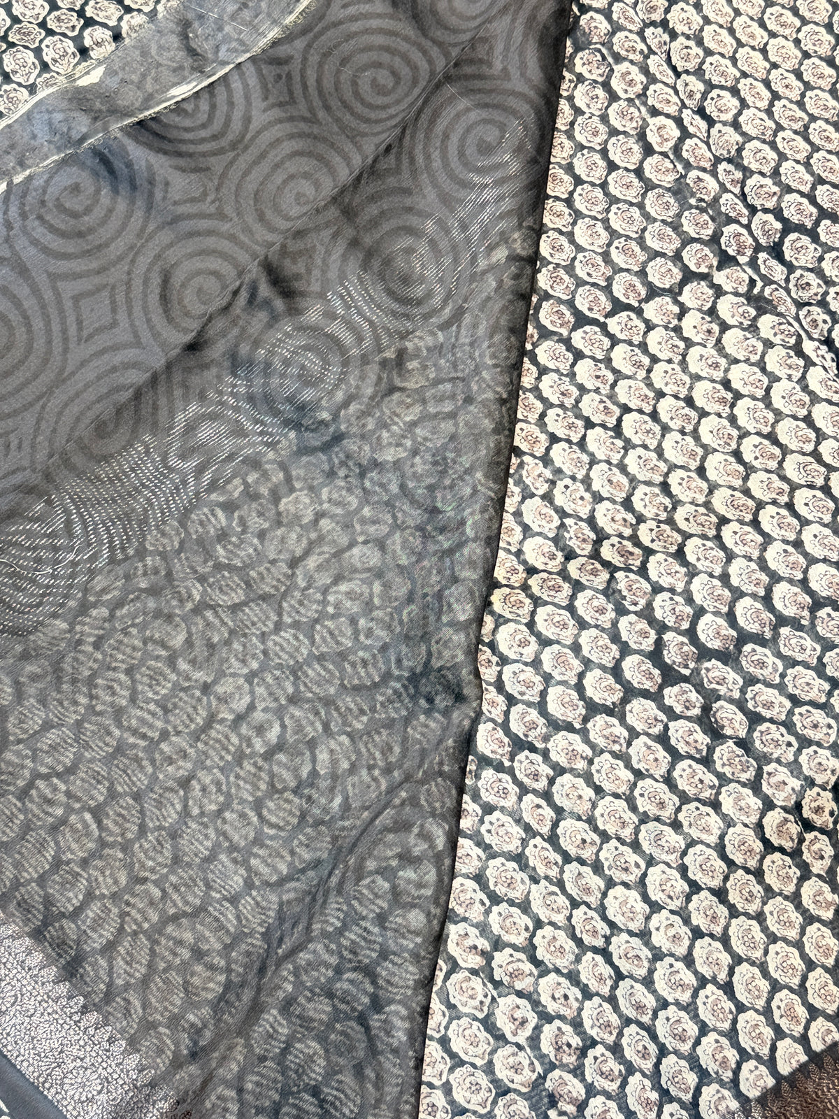 Mul Chanderi SILK Zari Border