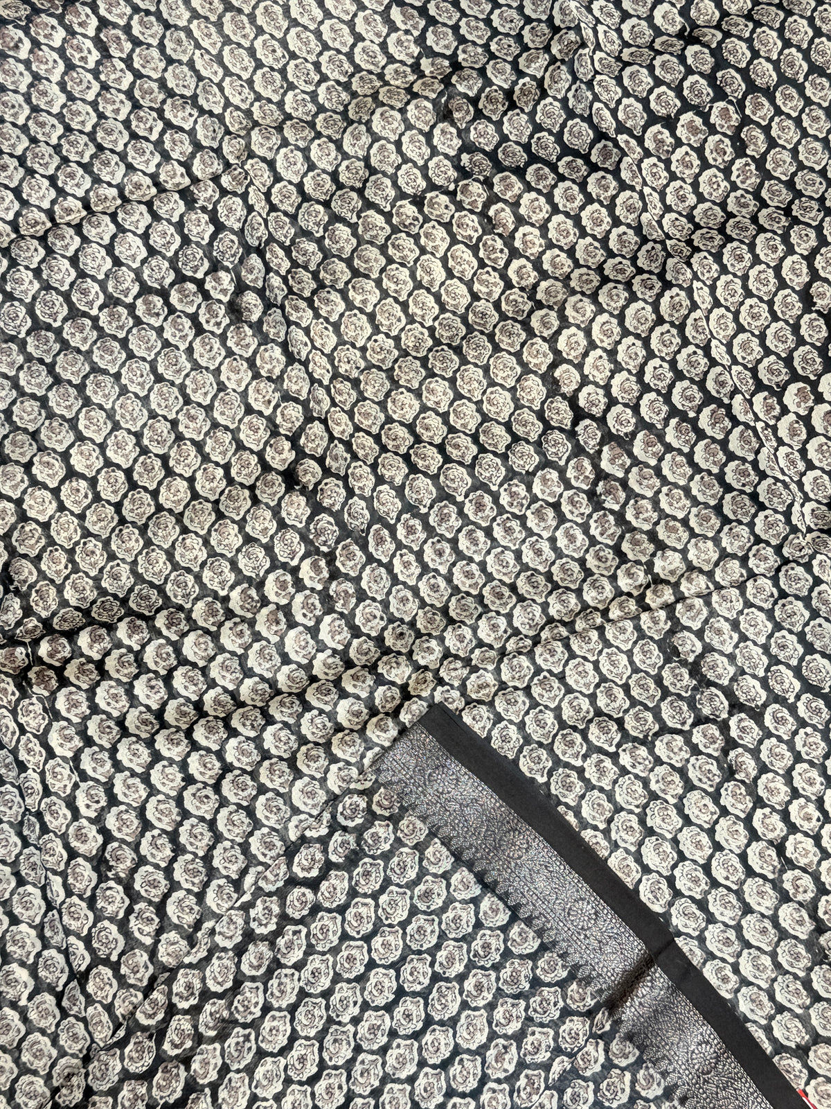 Mul Chanderi SILK Zari Border