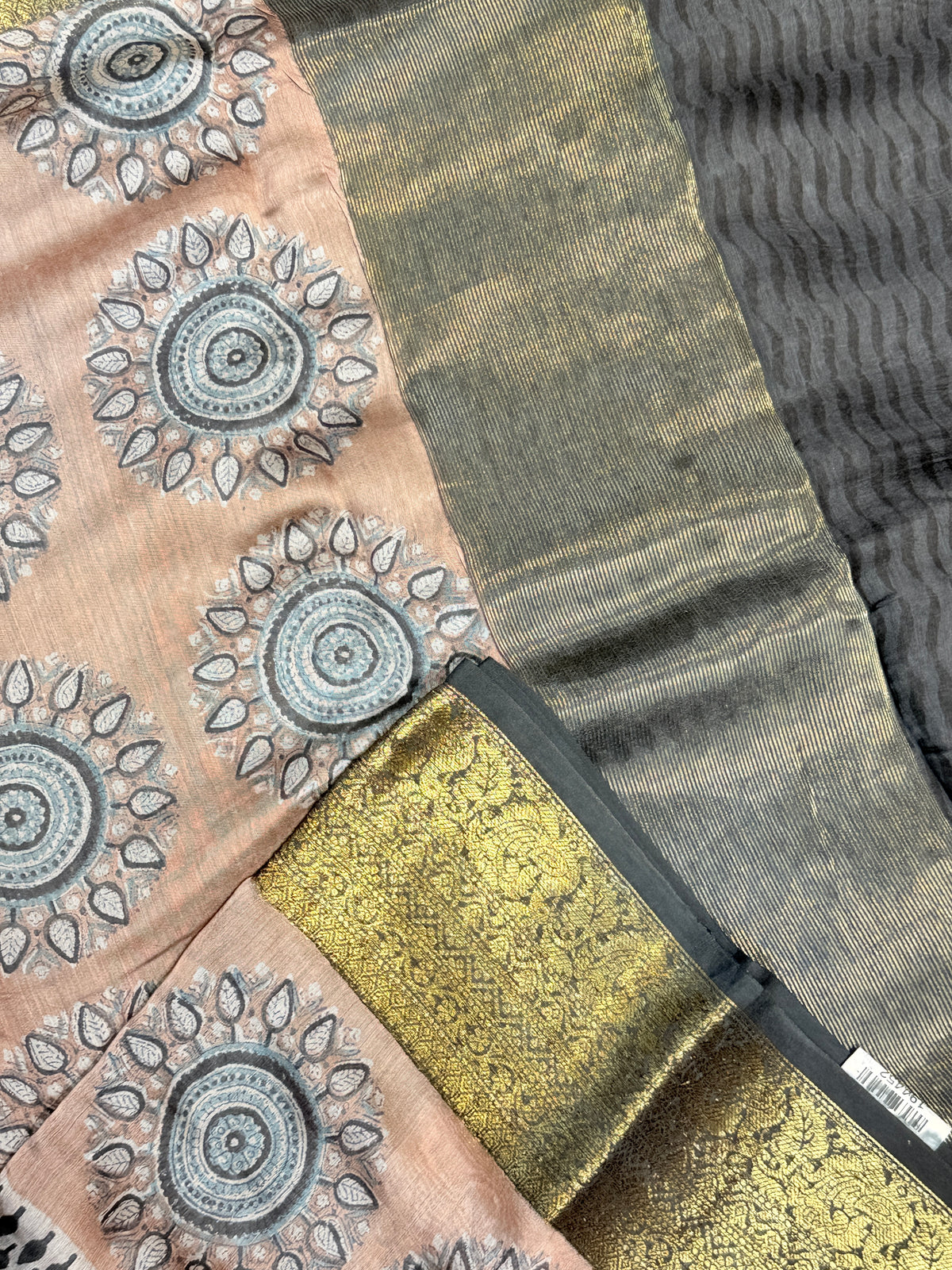 Mul Chanderi Cotton Zari Border