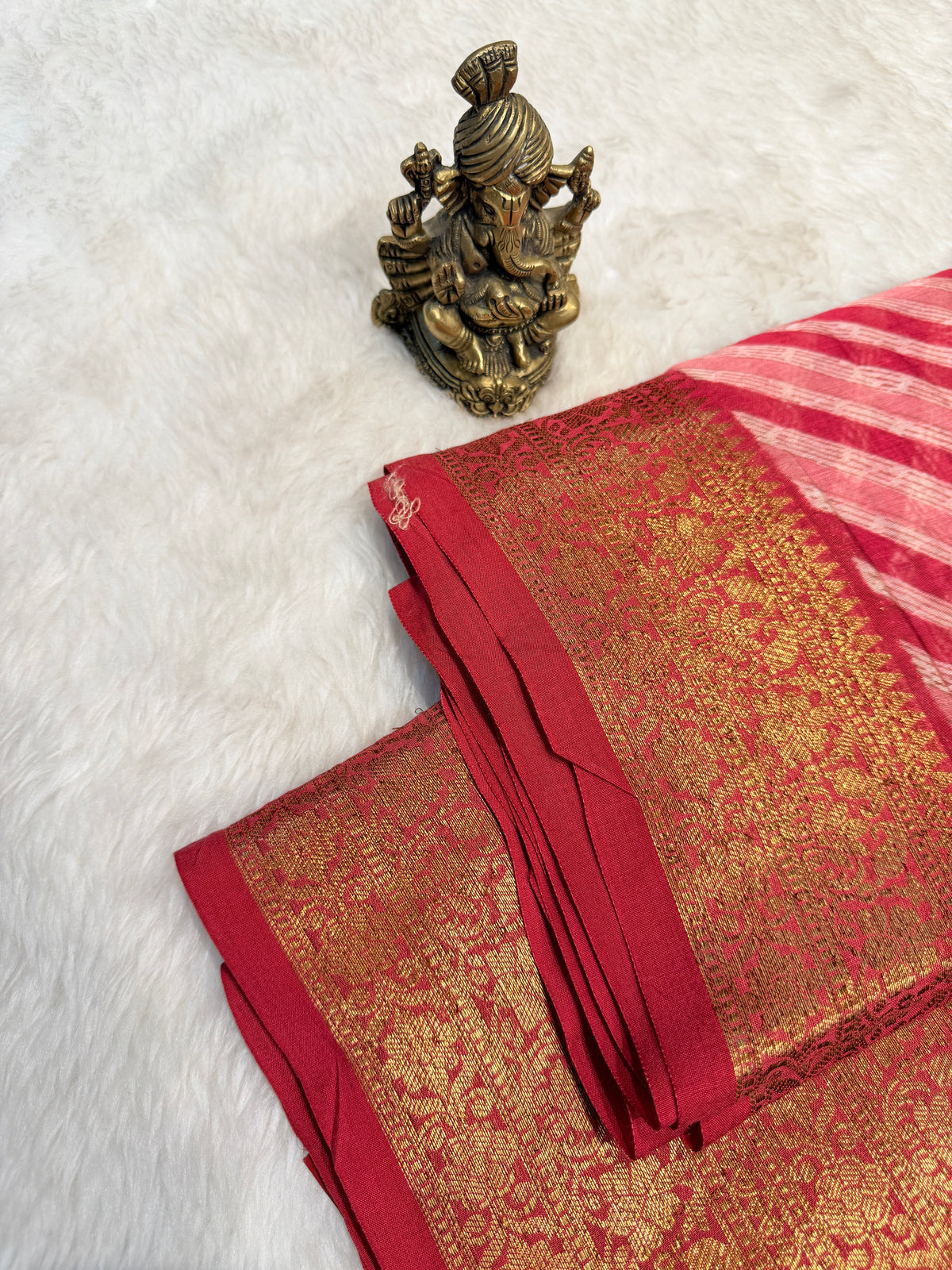 Mul Chanderi SILK Zari Border