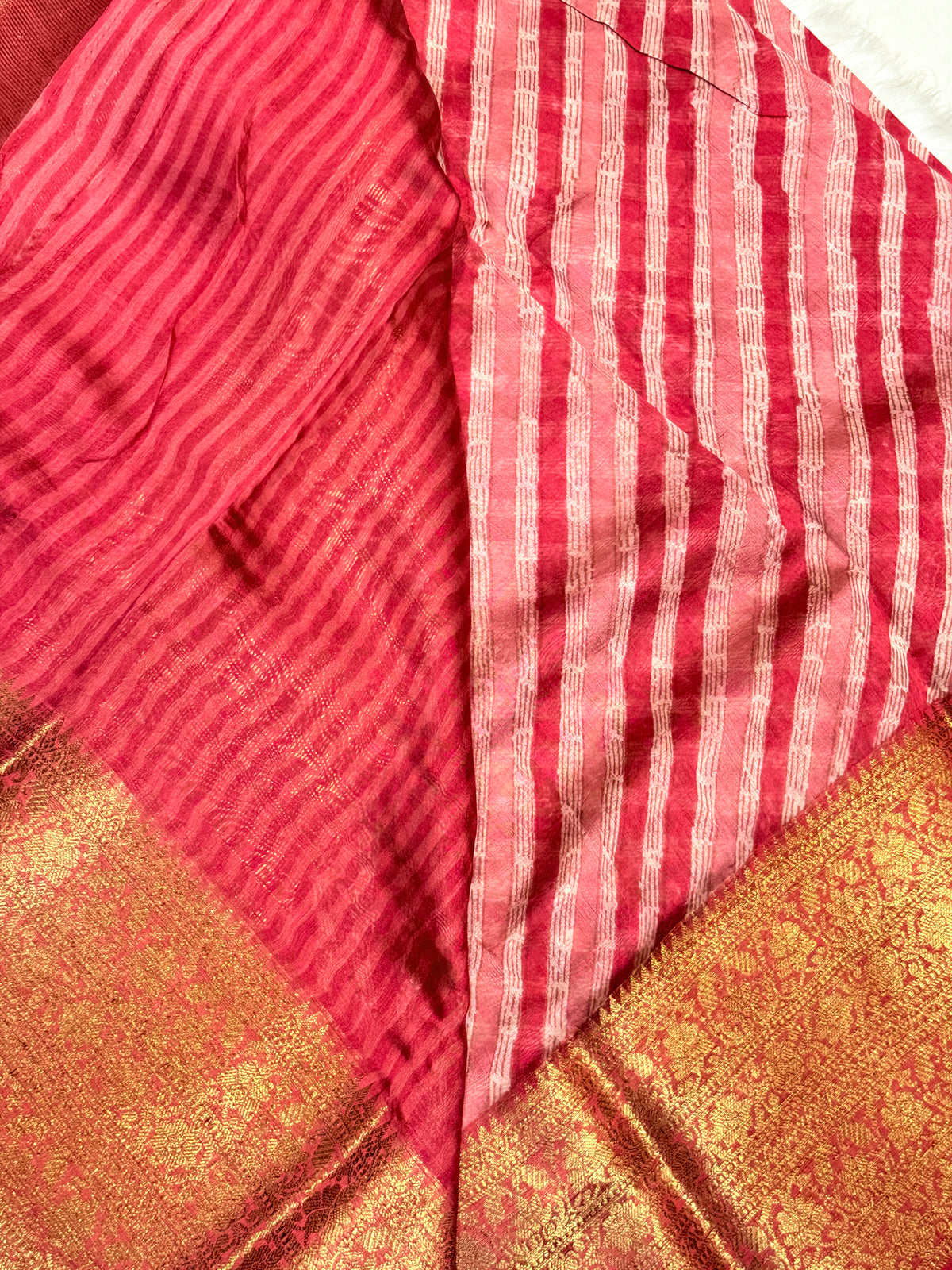 Mul Chanderi SILK Zari Border