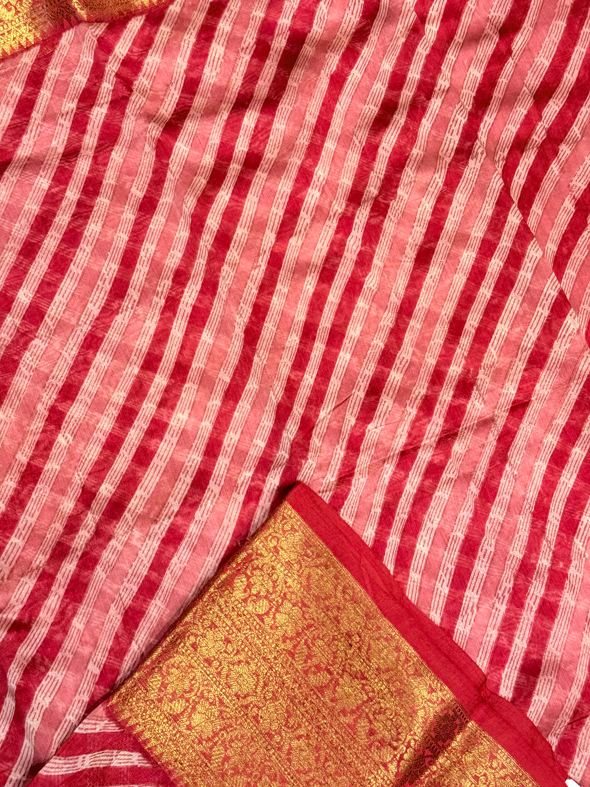 Mul Chanderi SILK Zari Border
