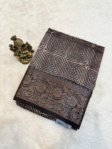 Mul Chanderi SILK Zari Border