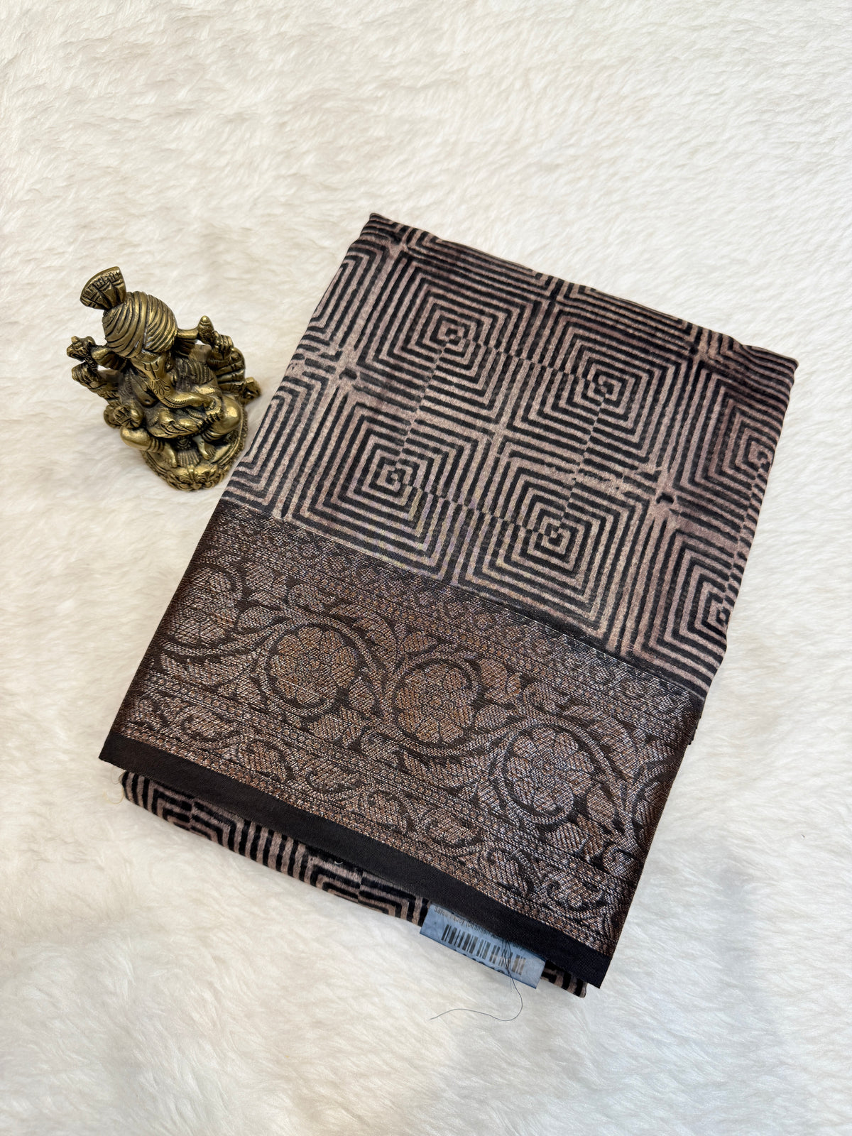 Mul Chanderi SILK Zari Border