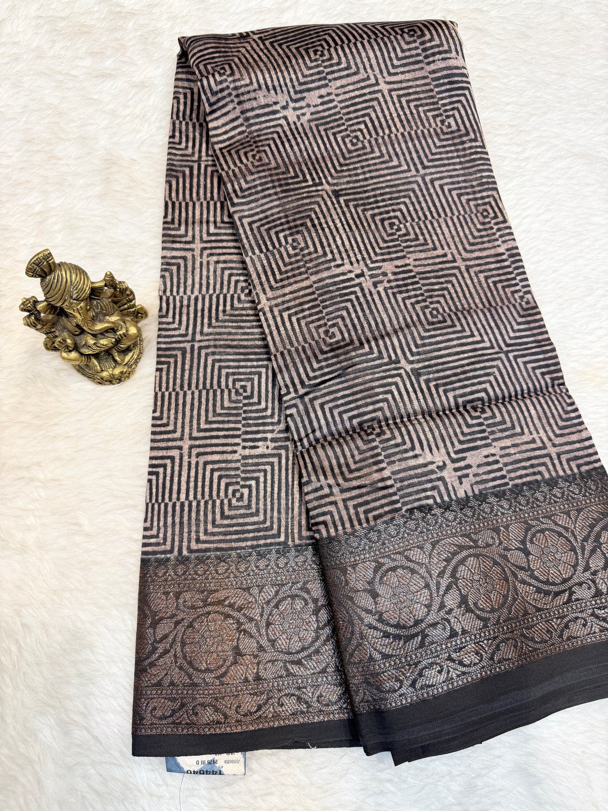 Mul Chanderi SILK Zari Border