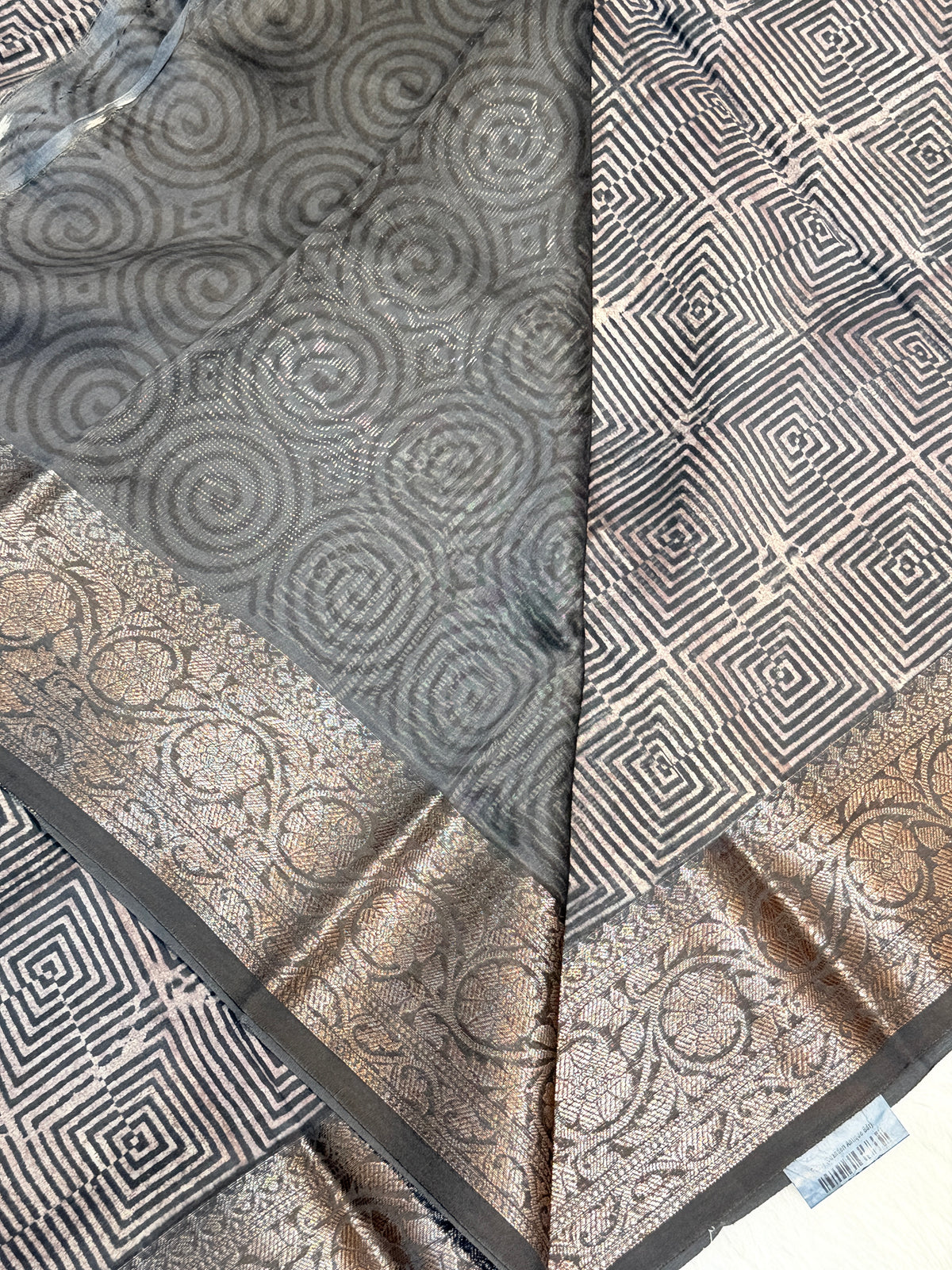 Mul Chanderi SILK Zari Border
