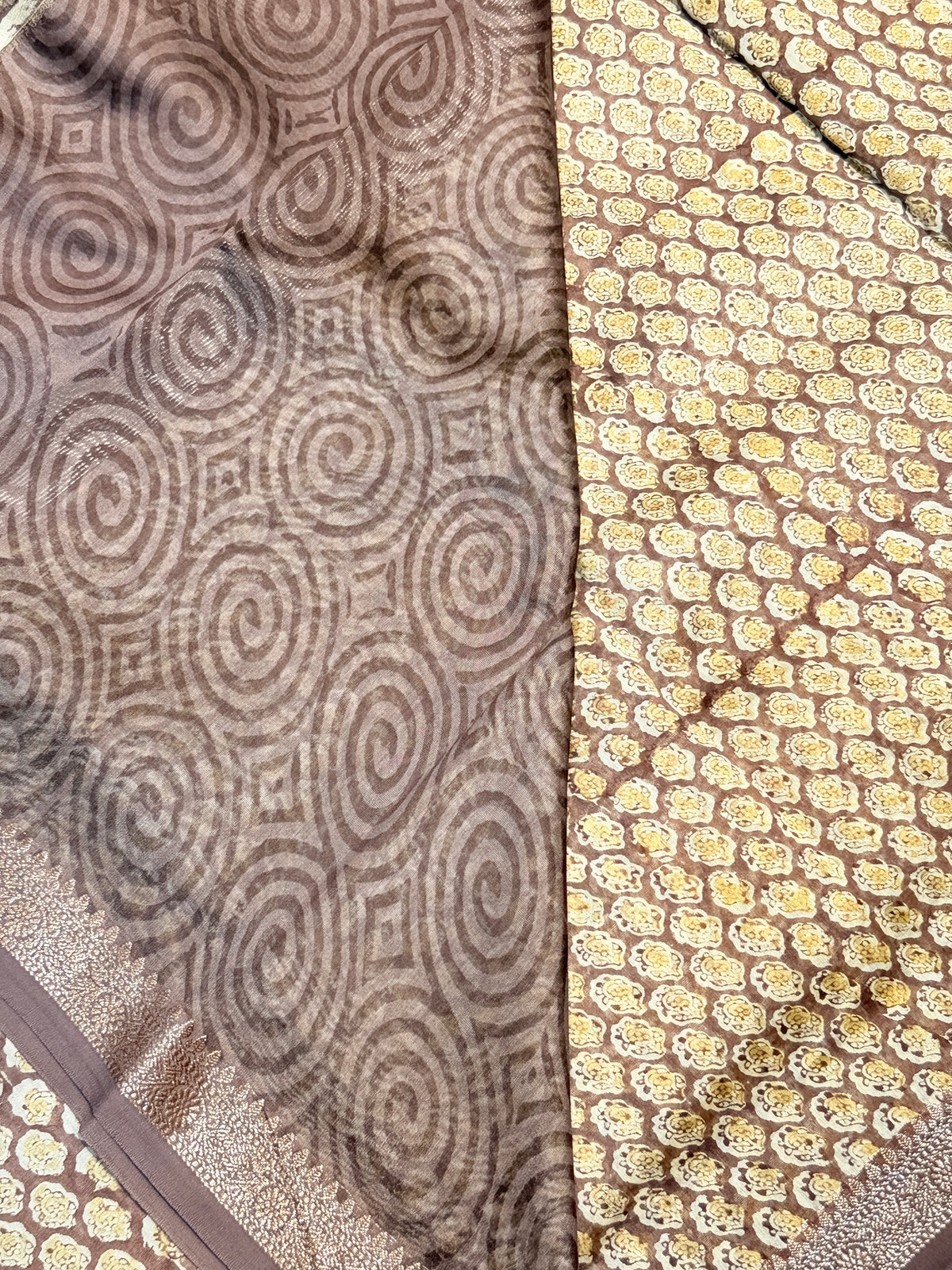 Mul Chanderi SILK Zari Border