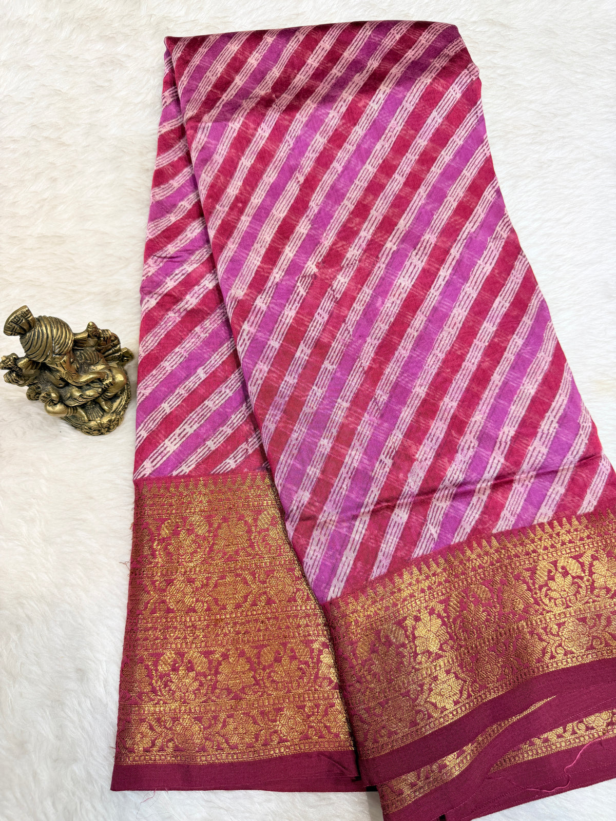 Mul Chanderi SILK Zari Border
