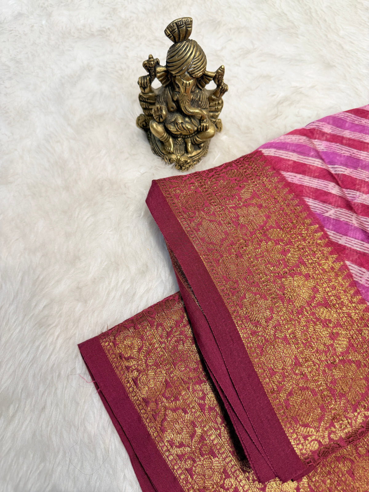Mul Chanderi SILK Zari Border