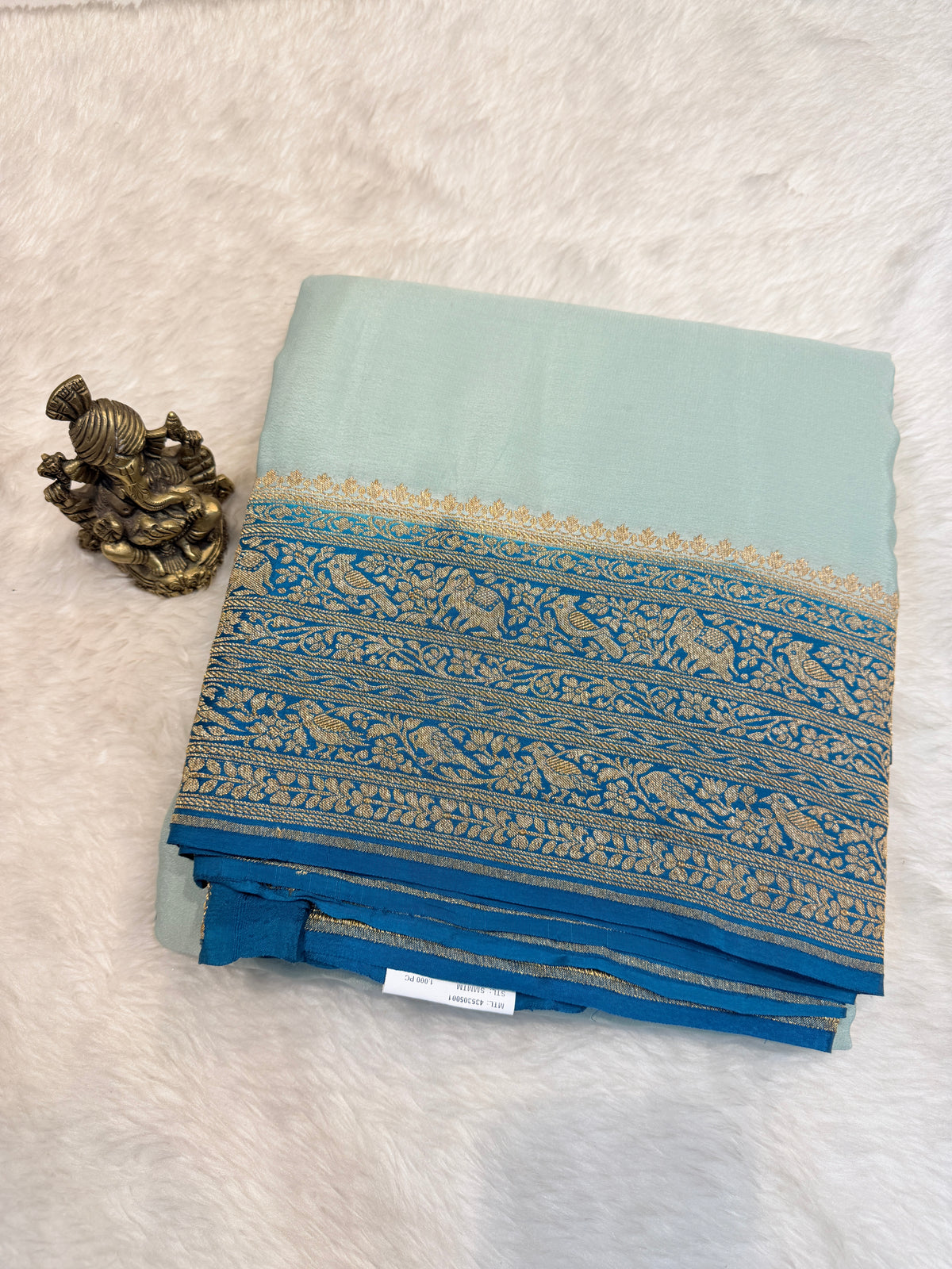 Pure Banaras Crepe Silk