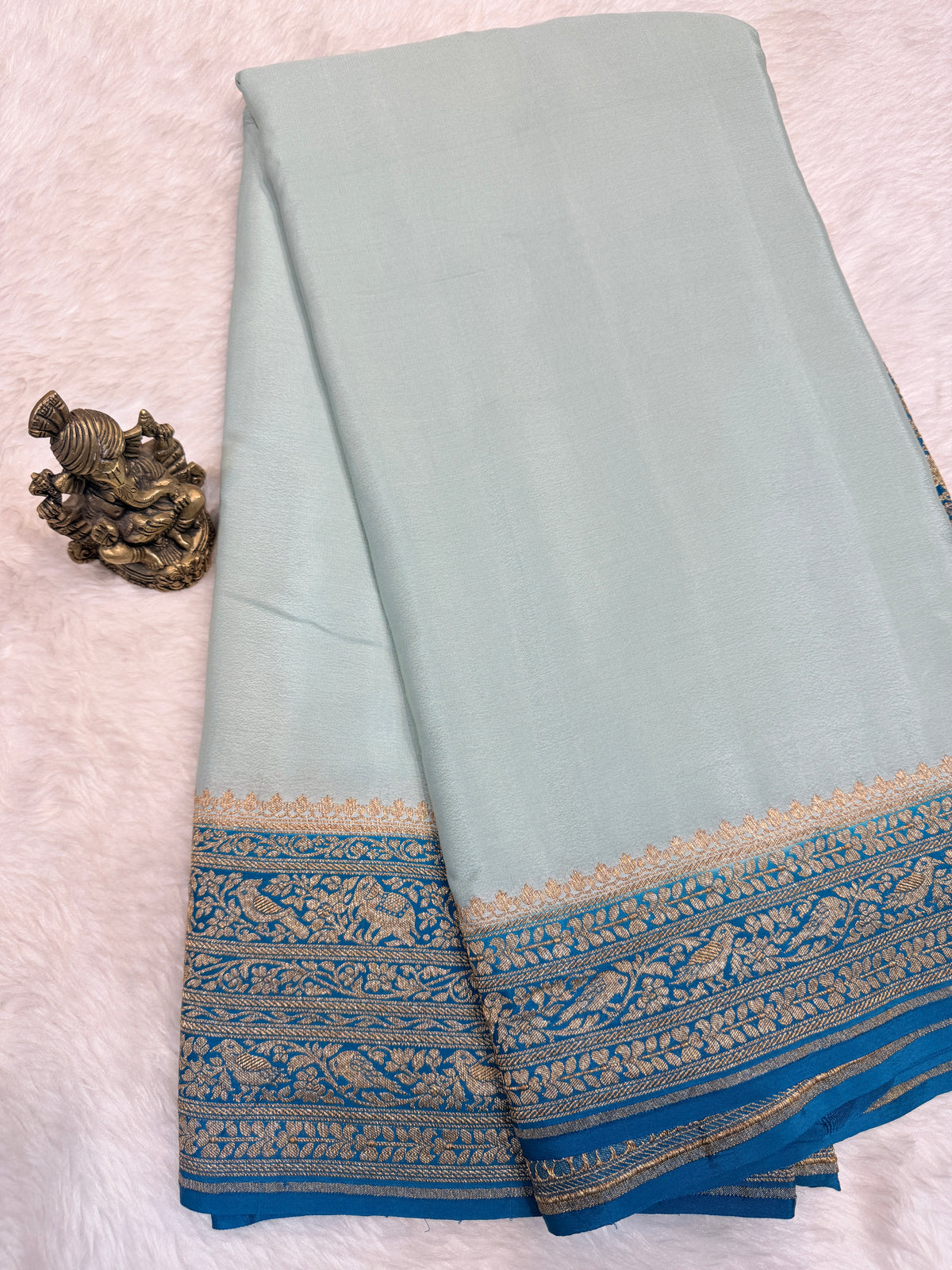 Pure Banaras Crepe Silk