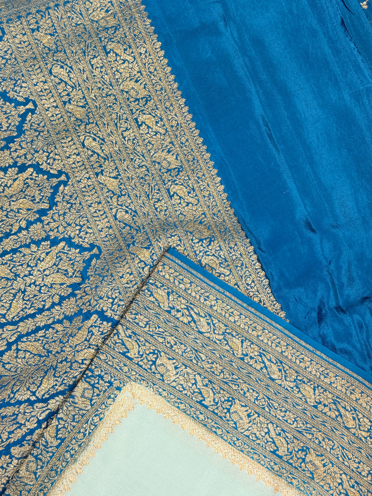 Pure Banaras Crepe Silk
