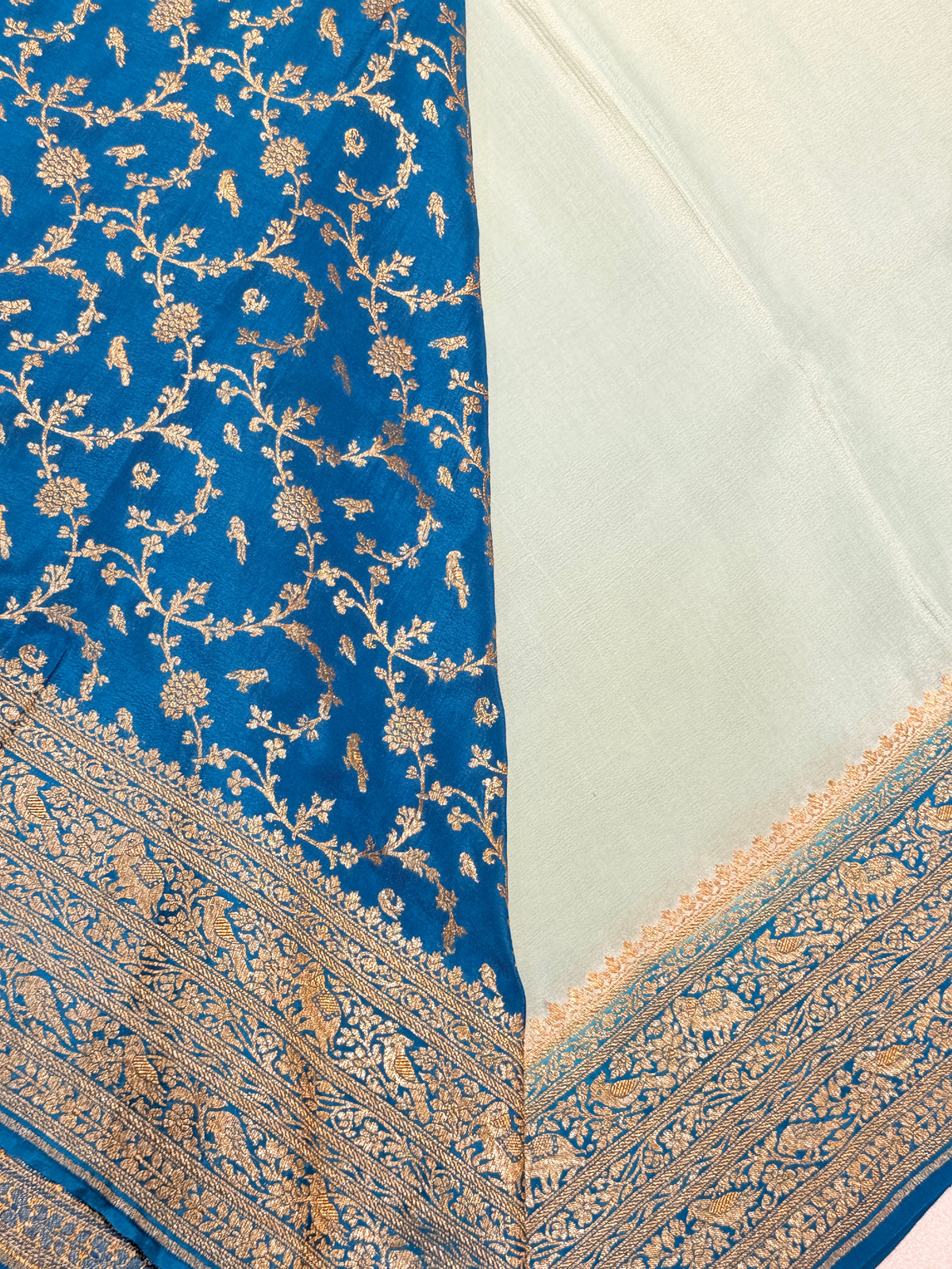 Pure Banaras Crepe Silk