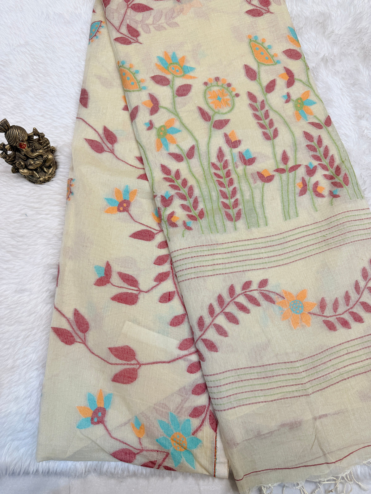 Pure Jamdani Handloom Cotton Saree