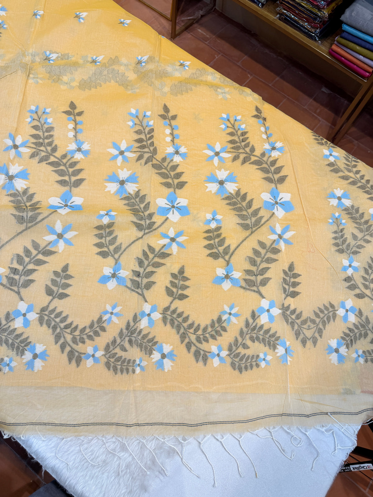 Pure Jamdani Handloom Cotton Saree