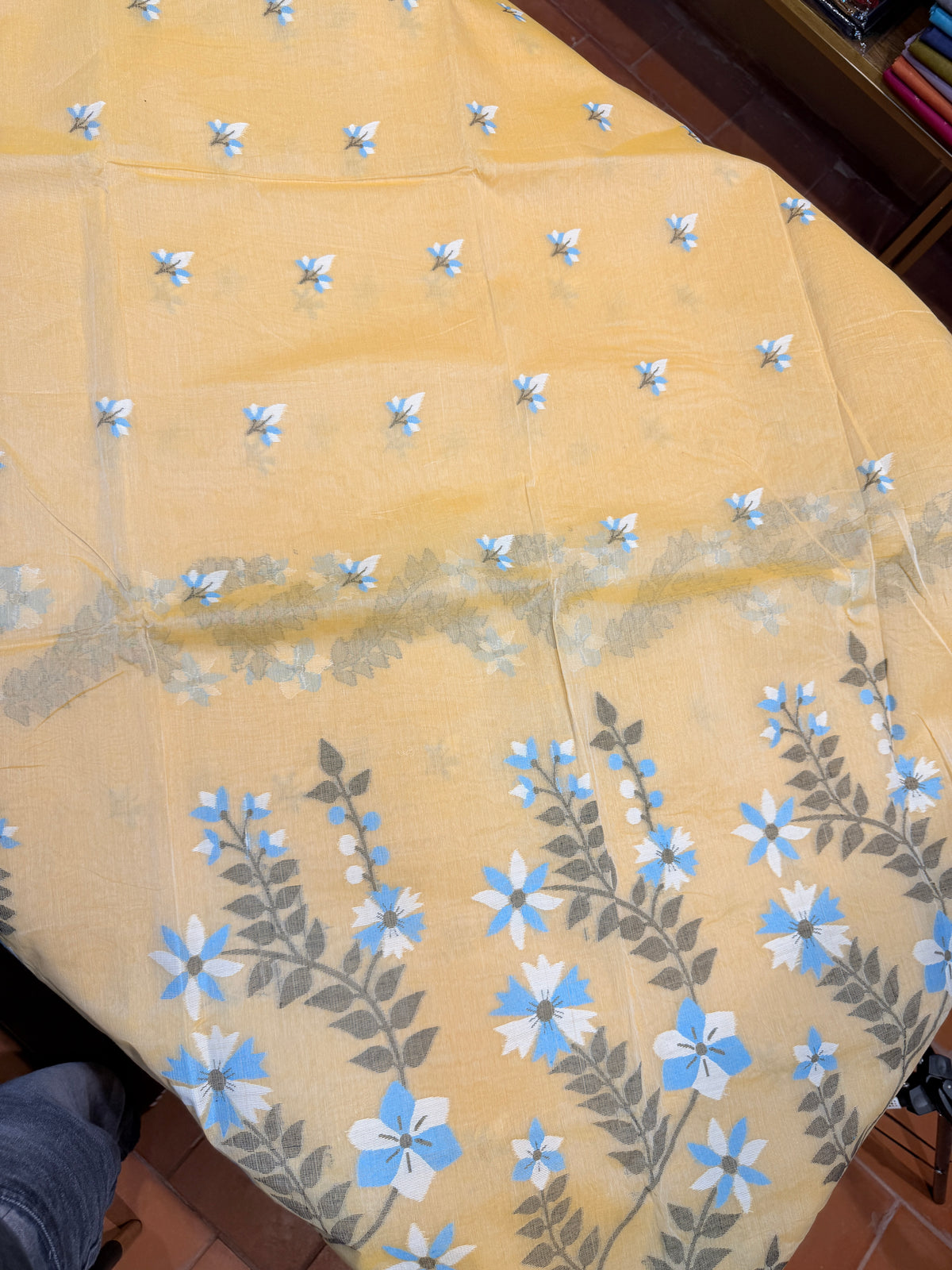 Pure Jamdani Handloom Cotton Saree