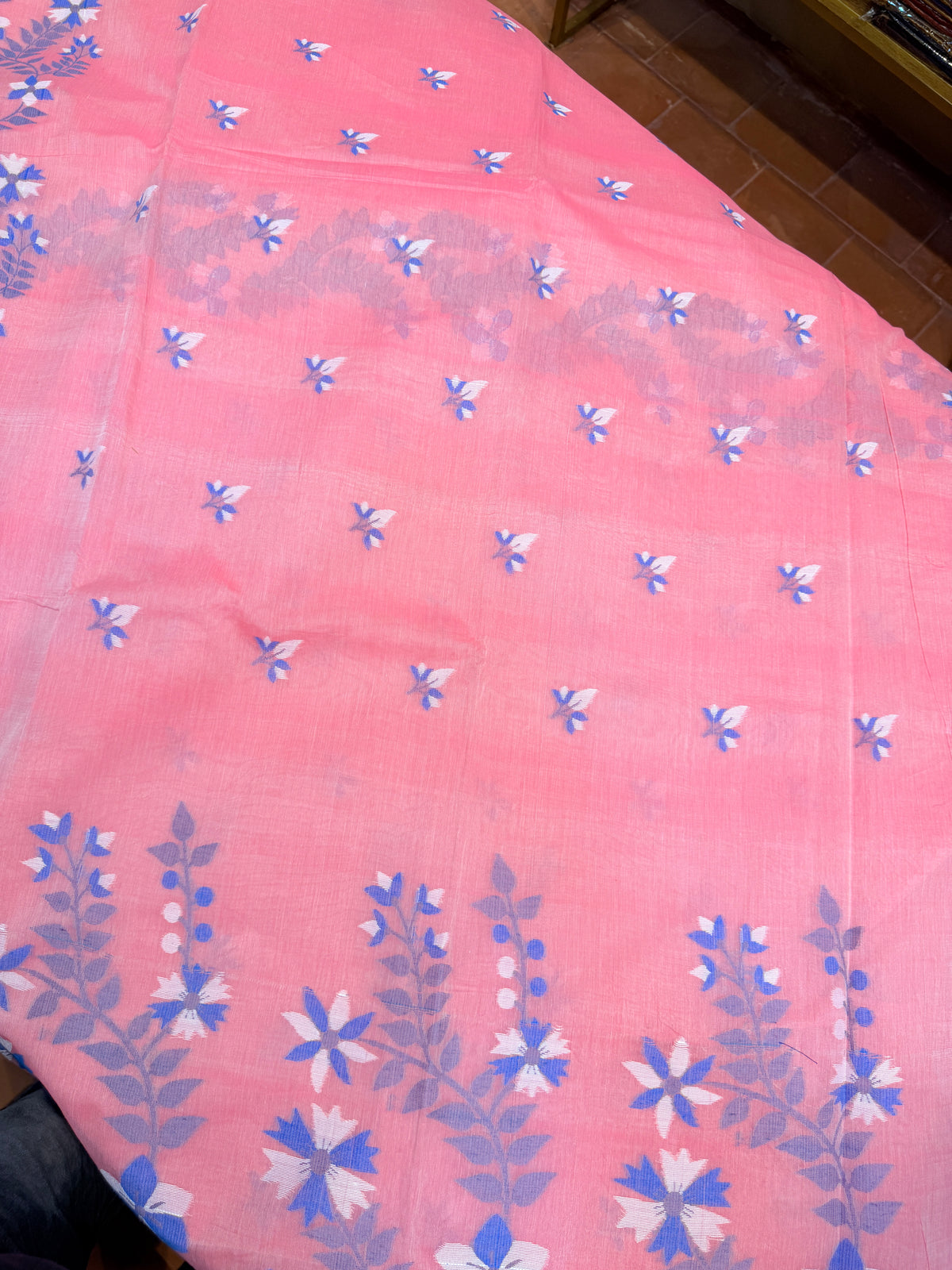 Pure Jamdani Handloom Cotton Saree