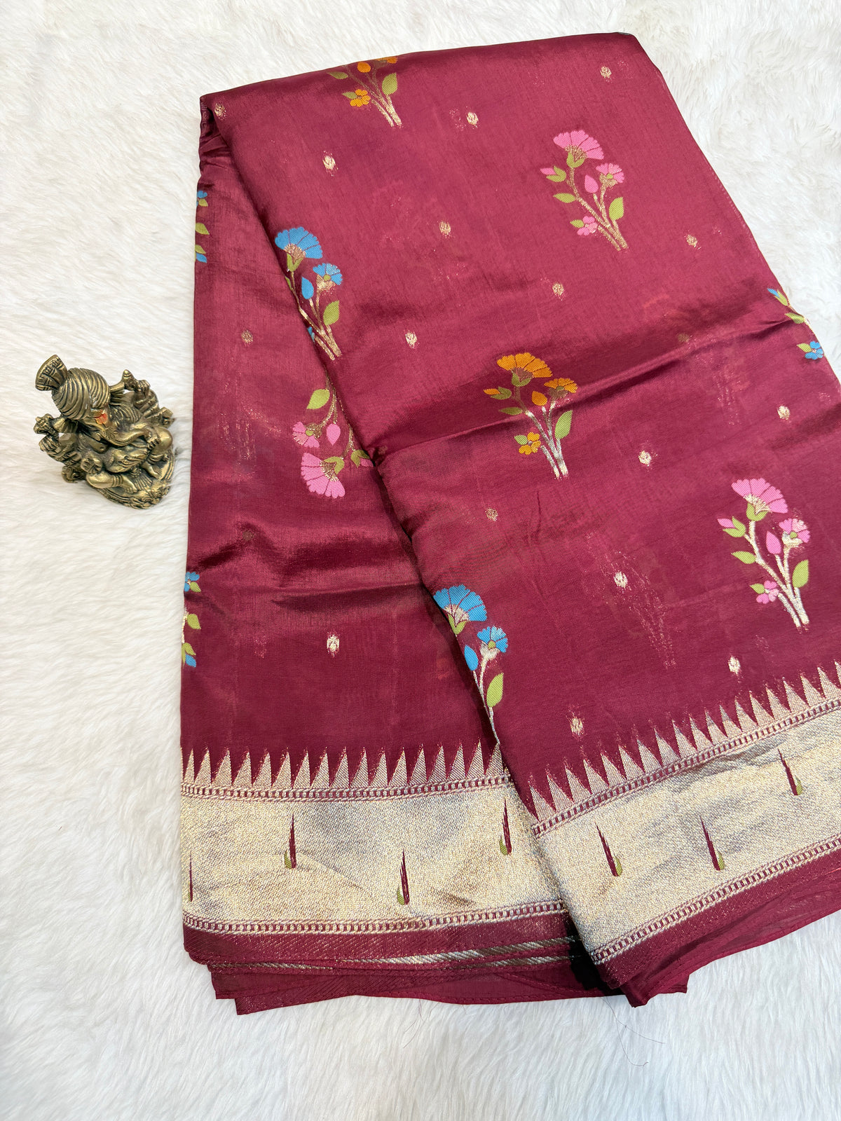 Banaras Tussar Silk Jamdani